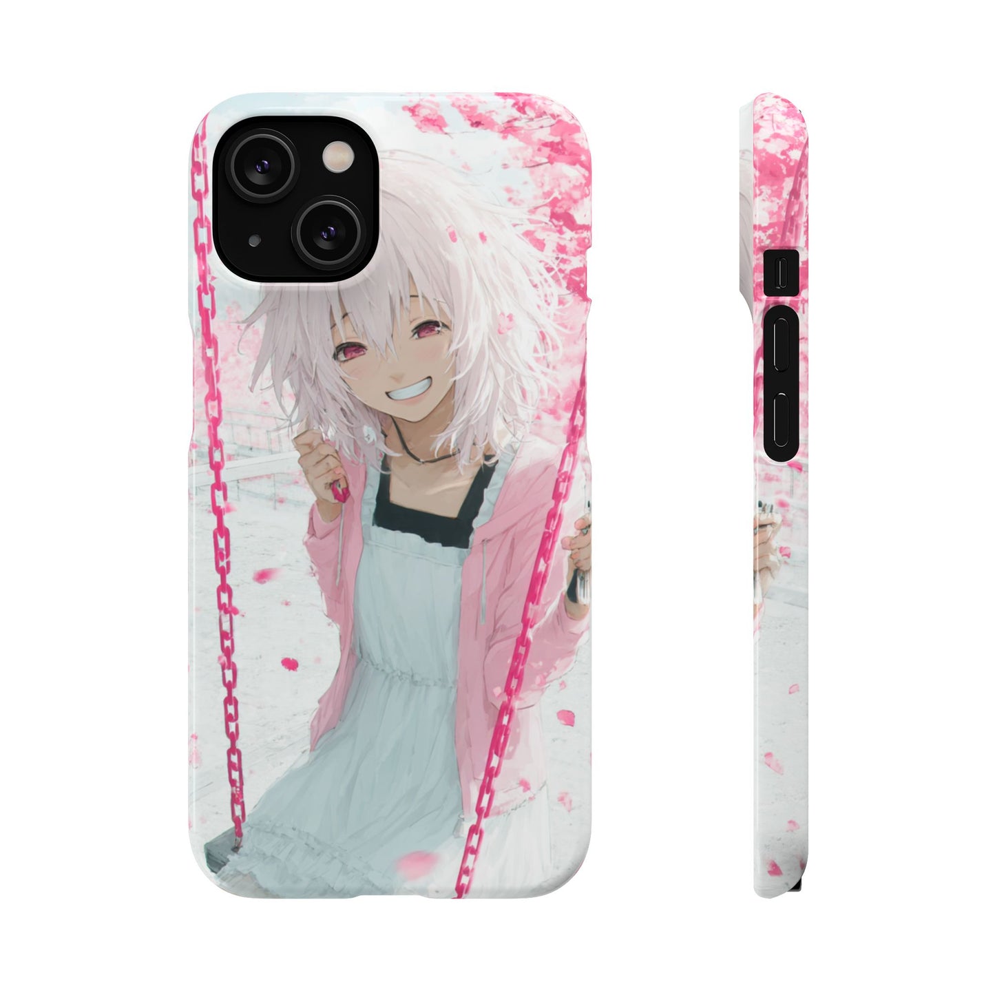Anime Character Snap Cases for Phone, Cute Aesthetic Phone Cover, Gifts for Otaku, Floral Design, Unique Phone Cases
