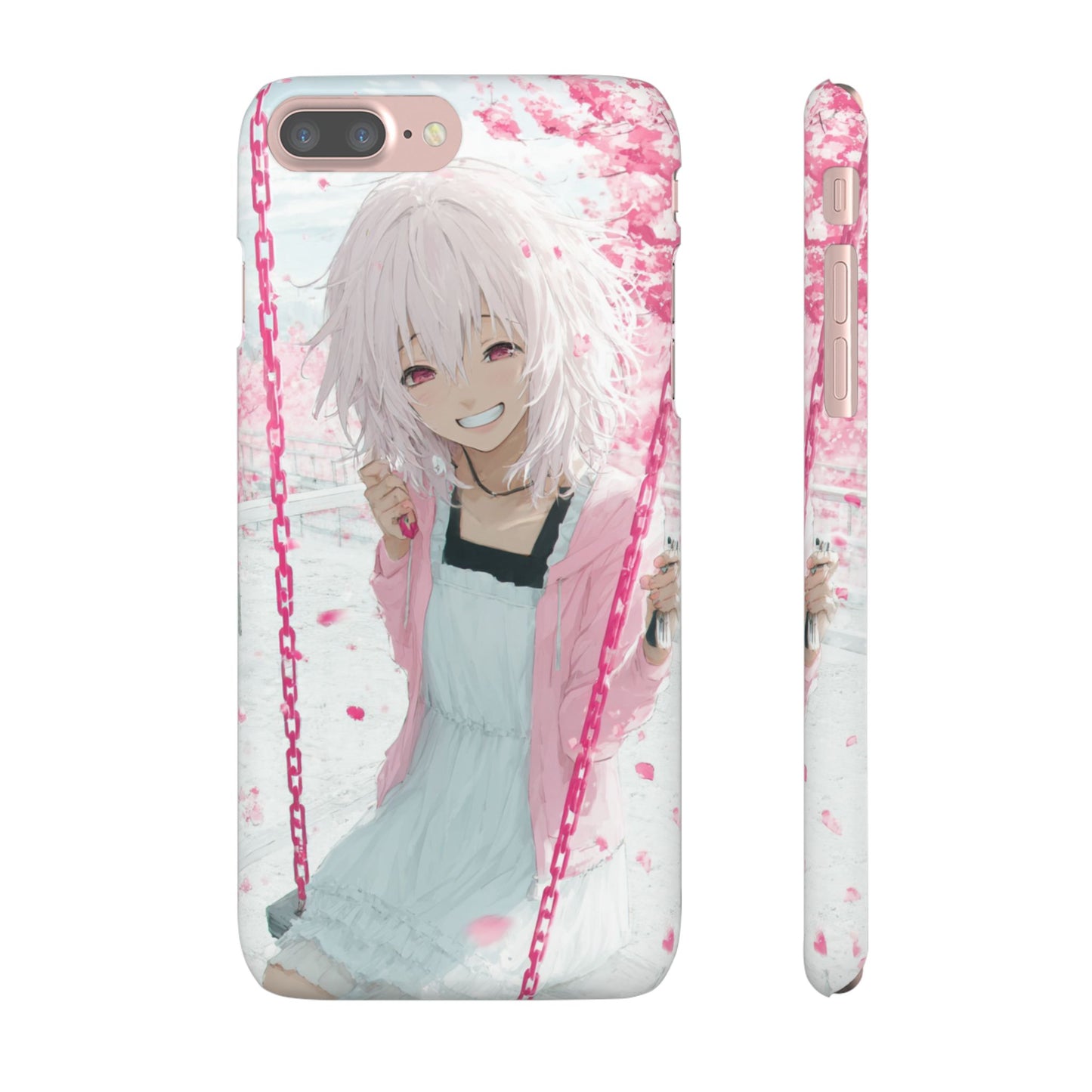 Anime Character Snap Cases for Phone, Cute Aesthetic Phone Cover, Gifts for Otaku, Floral Design, Unique Phone Cases