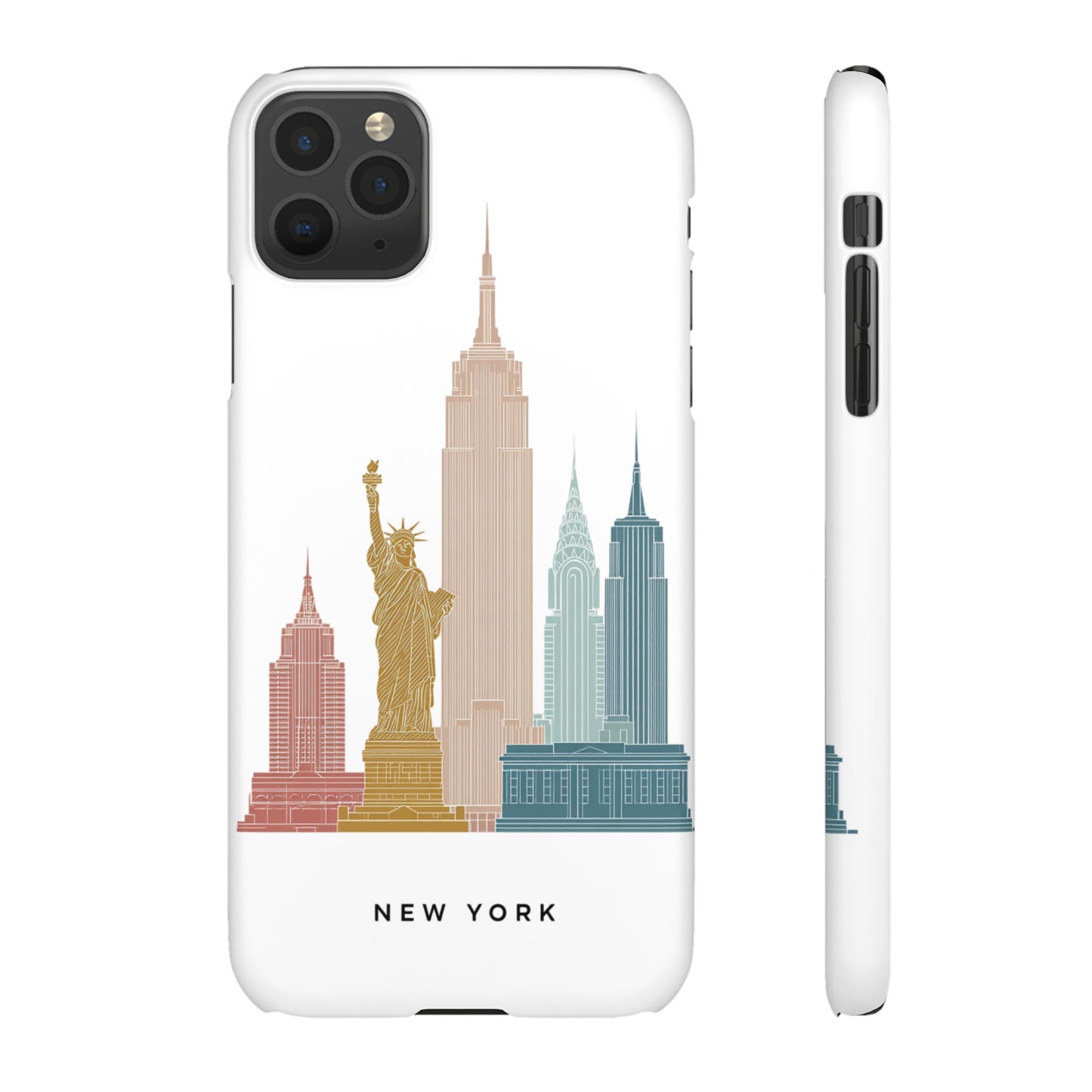 Stylish New York Snap Case, Urban Phone Cover, Cityscape Phone Case, Gift for Travelers, Trendy Protective Case