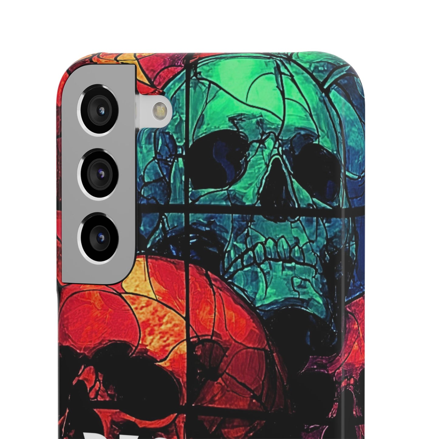 Halloween Custom Requiem Skull Snap Case Phone Cover for iPhone and Samsung