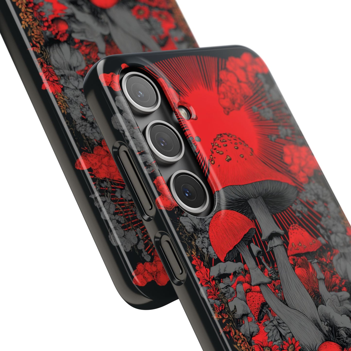 Fantasy Mushroom Snap Case Custom Phone Cover for iPhone and Samsung Mate and Glossy Avvialable