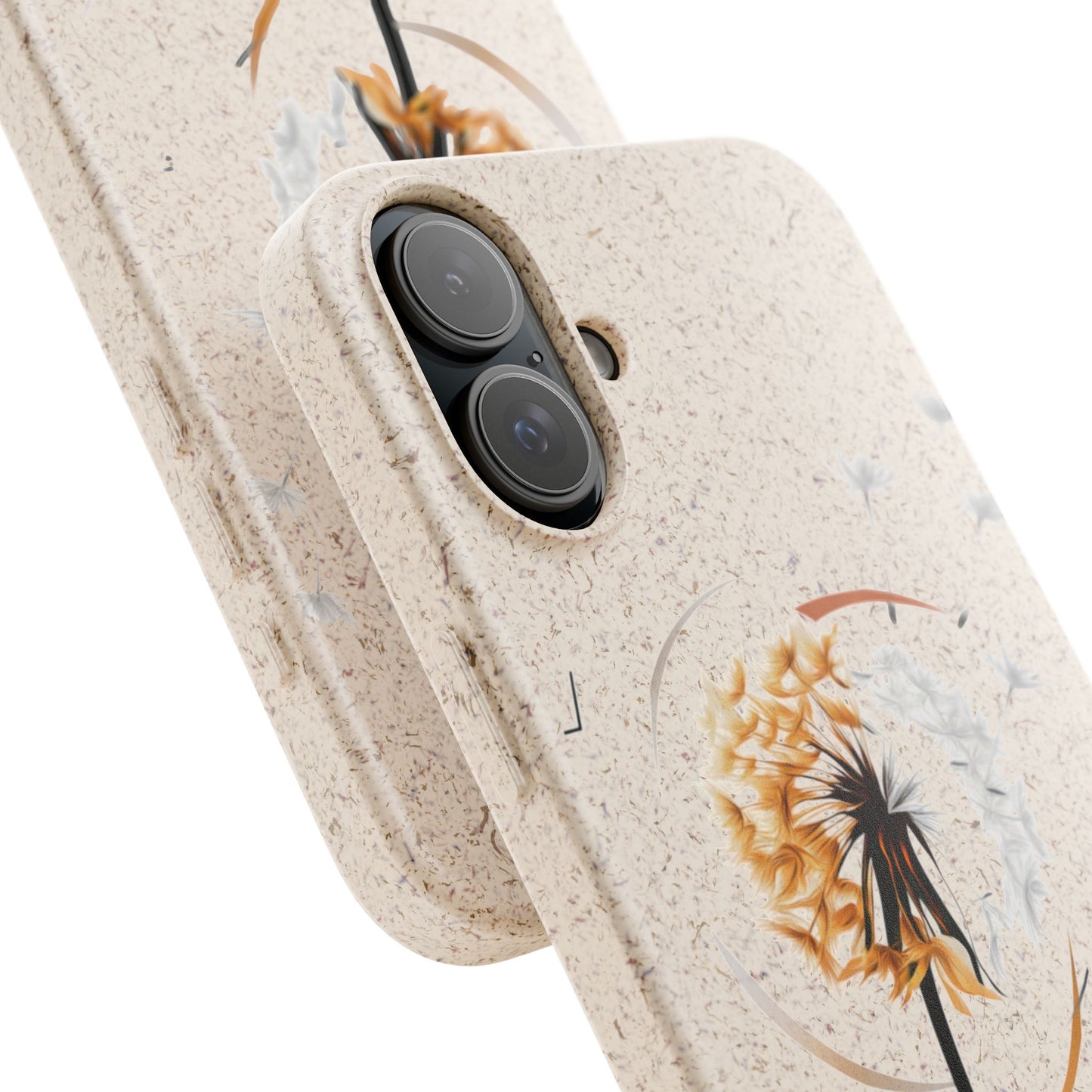 Plastic Free Eco-Friendly Phone Cases with Floral Design Sustainable Gift for Iphone and Samsungs