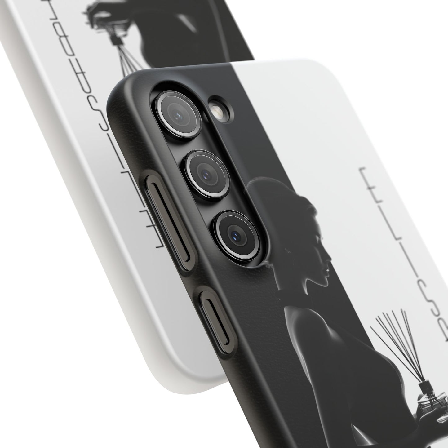 Custom Black and White Snap Case for Women Phone Cover for iPhone and Samsung