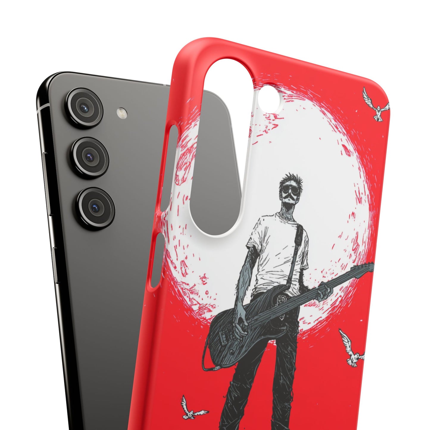 Rock & Roll Snap Cases - Music Lover's Phone Protection, Edgy Art, Gift for Guitarists, Cool Accessory for Teens