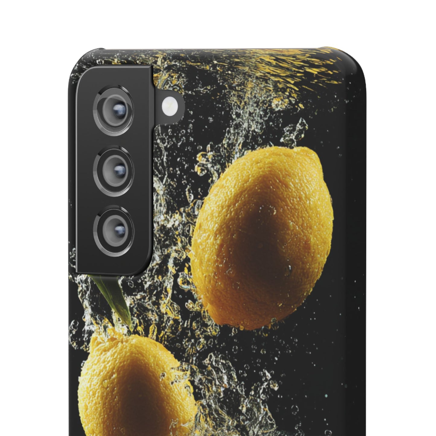 Lemon Splash Phone Case - Vibrant Snap Case, Fruit Lover Gift, Summer Vibes, Kitchen Decor, Unique Phone Accessories