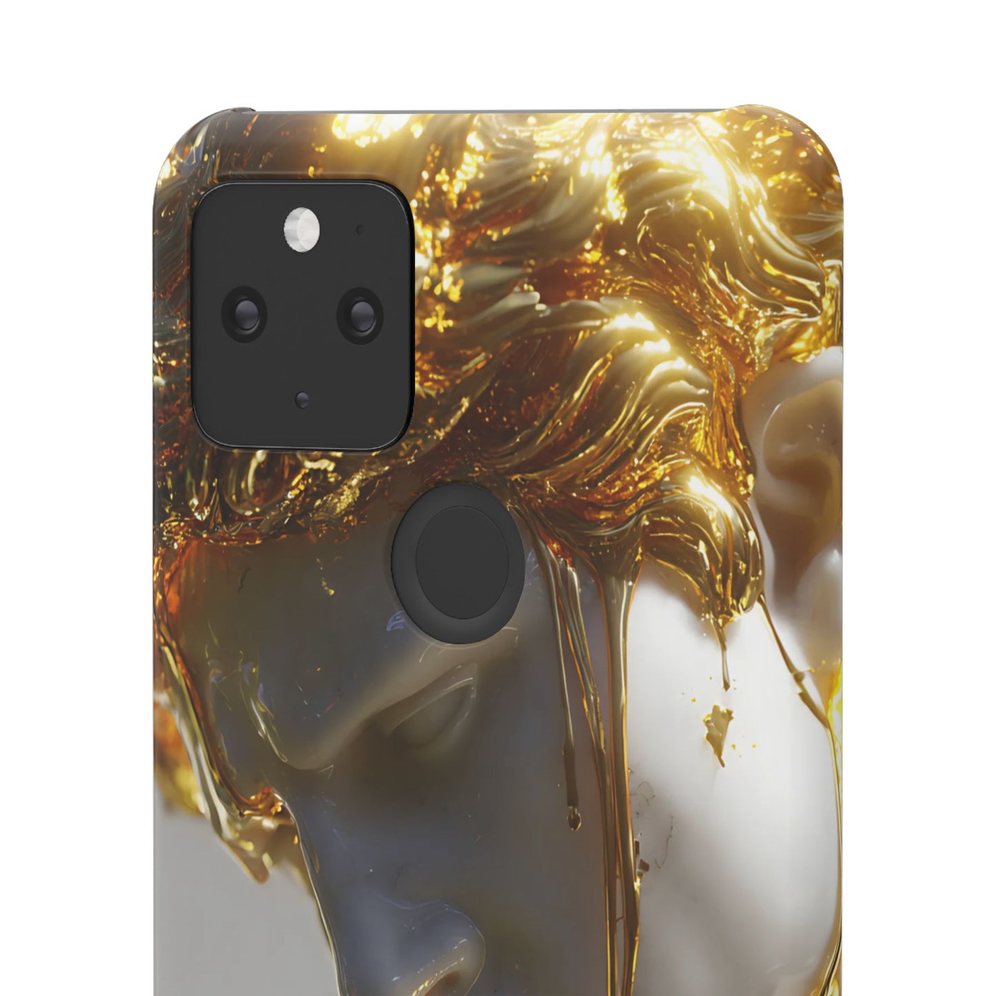 Gold Goddess Art Snap Case, Artistic Phone Cover, Unique Phone Accessory, Gift for Art Lovers, Stylish Protection