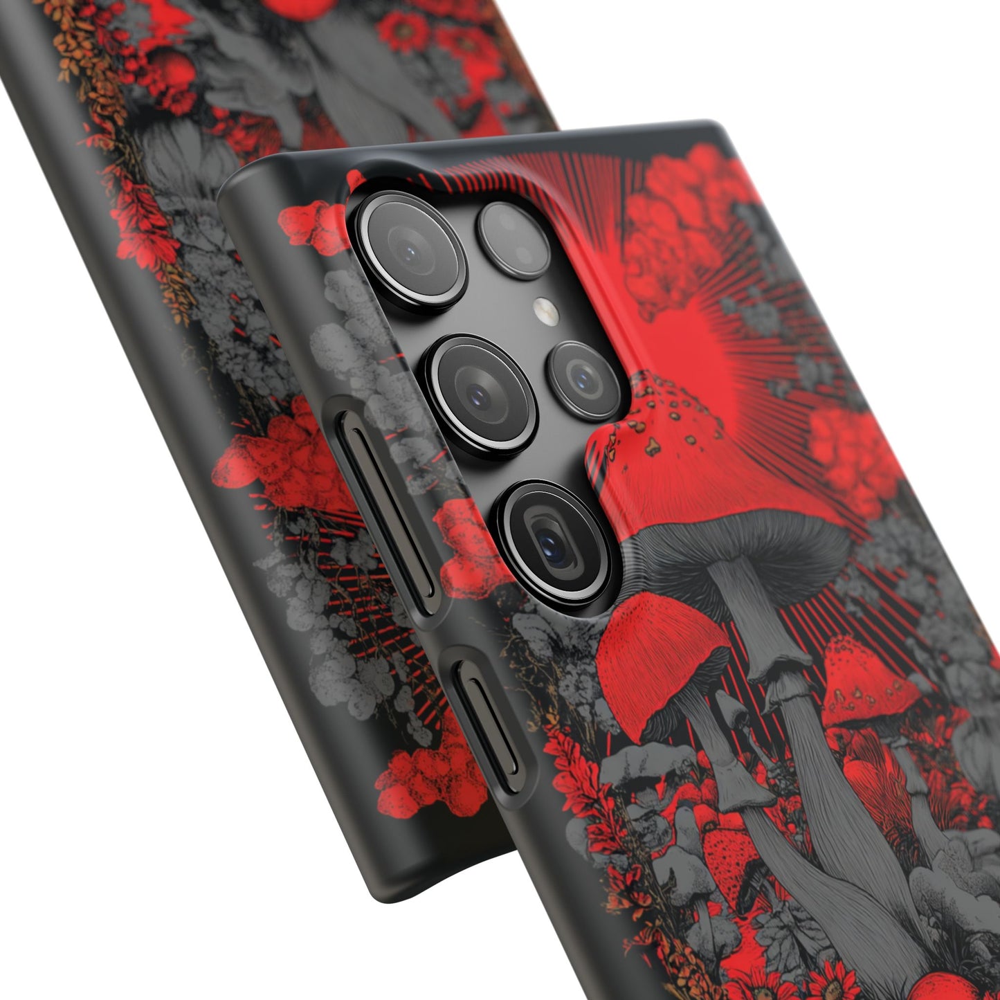 Fantasy Mushroom Snap Case Custom Phone Cover for iPhone and Samsung Mate and Glossy Avvialable