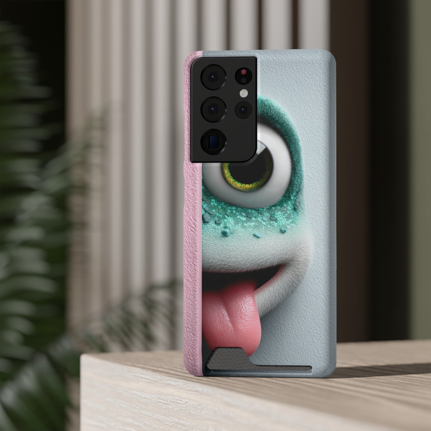Funky Card Holder Phone Case - Whimsical Design, Cute Gift, Unique Accessories, Fun Mobile Cover, Stylish Phone Protection