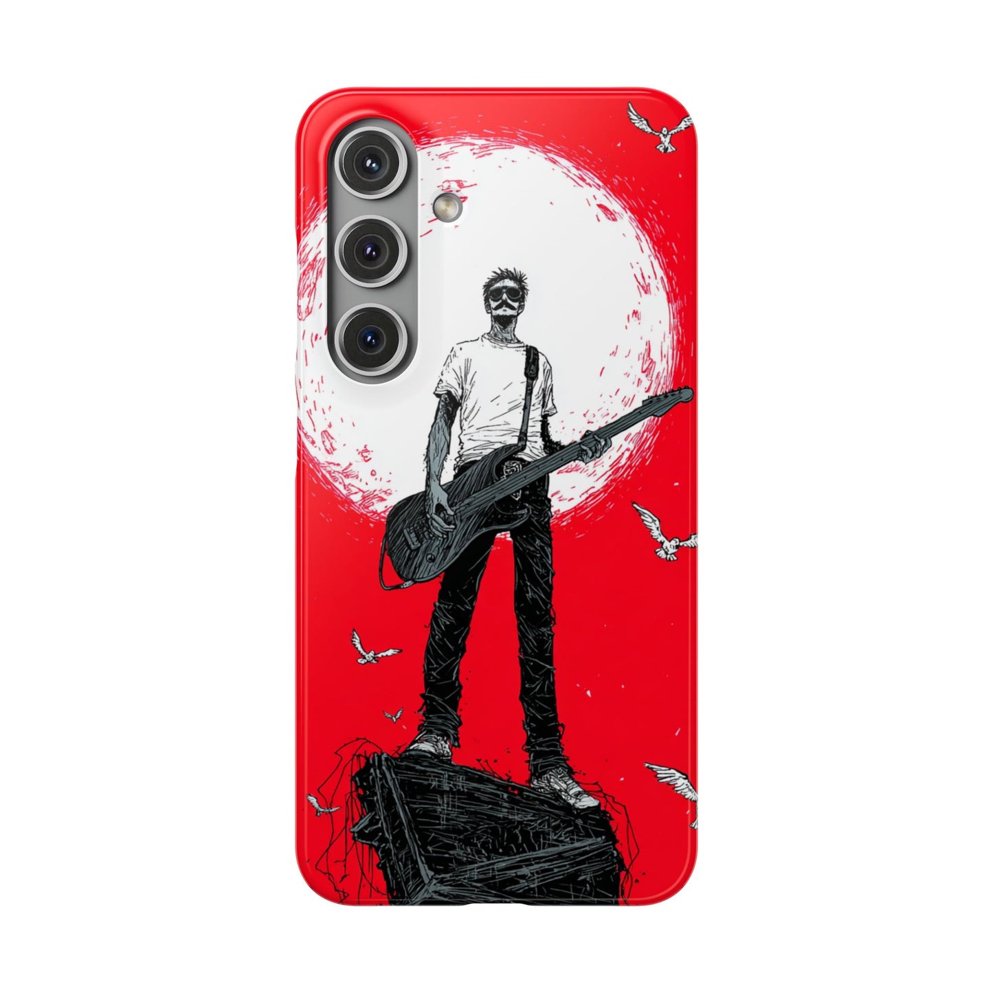 Rock & Roll Snap Cases - Music Lover's Phone Protection, Edgy Art, Gift for Guitarists, Cool Accessory for Teens