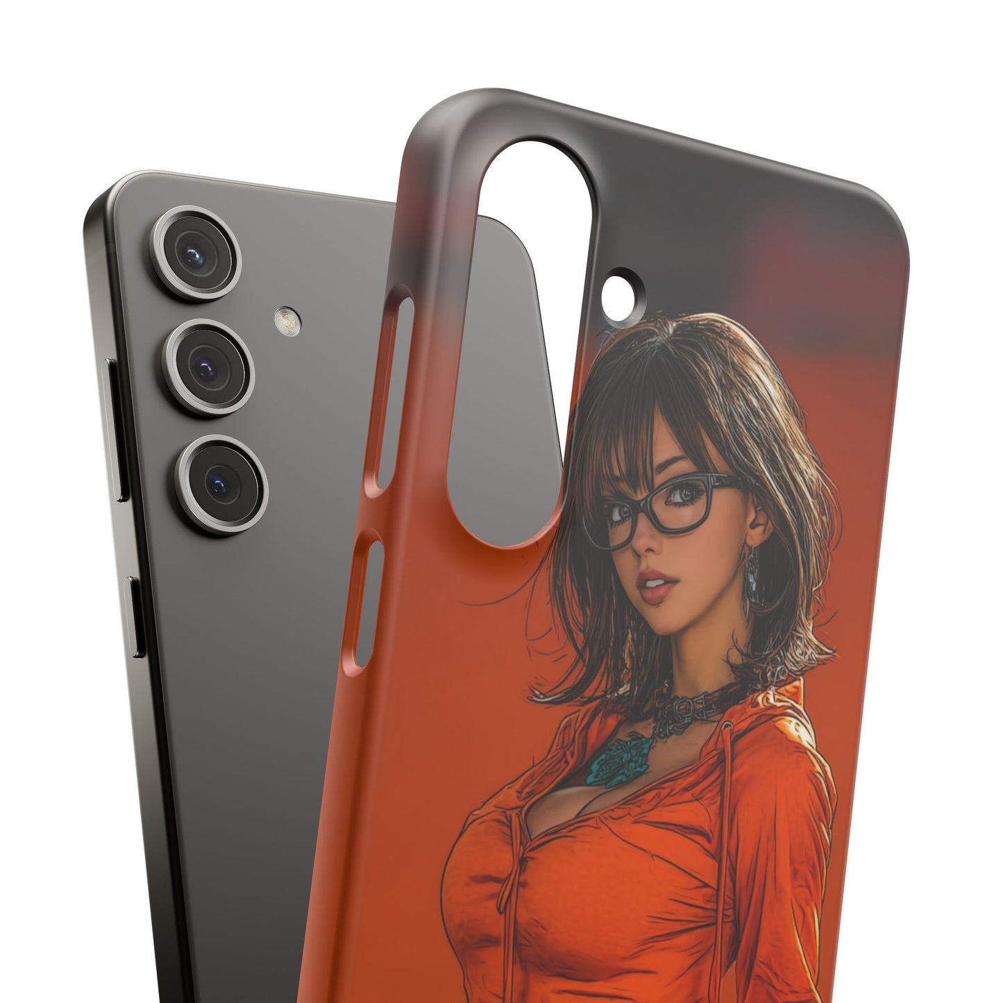 Velma Dinkley Cleveland Browns Fan Snap Cases, Phone Cover, Cartoon Style Art, Custom Case, Protective Shell