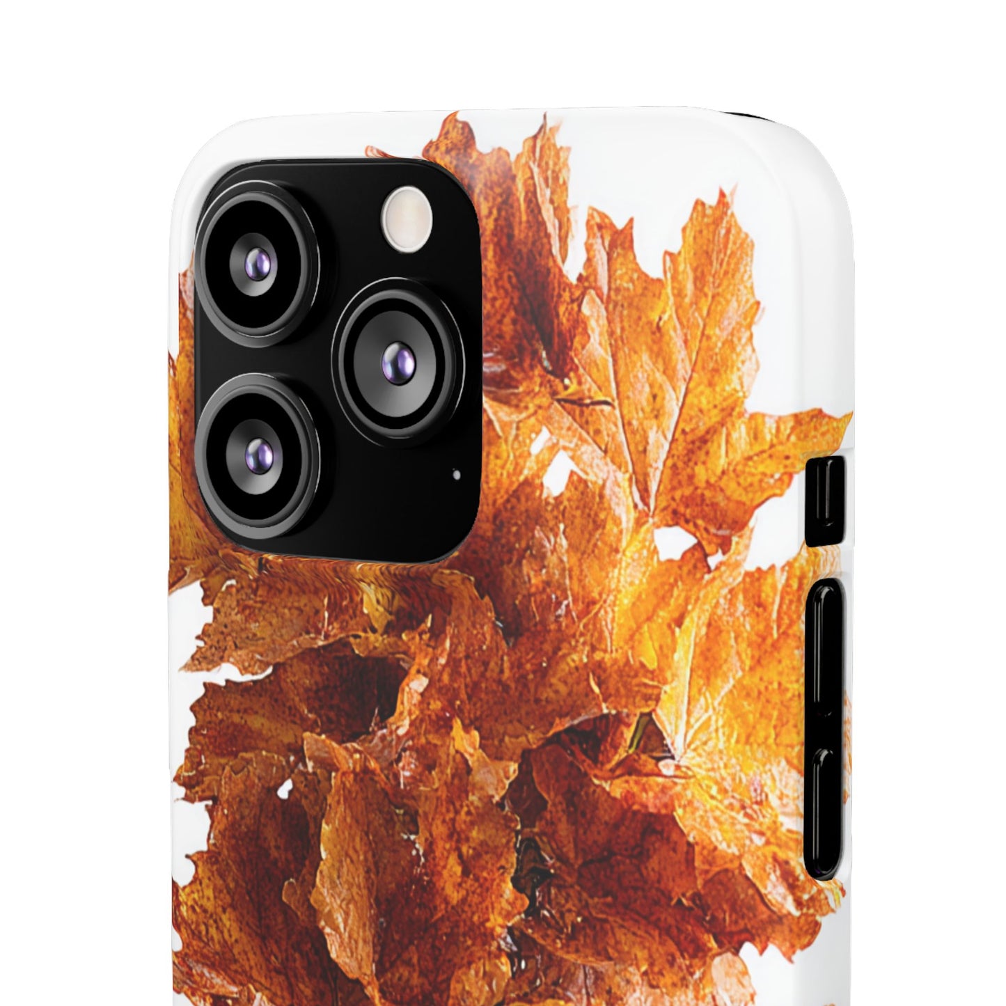 Autumn Leaf Phone Case | Fall Snap Cases, Phone Accessories, Nature Lover Gift, Seasonal Decor, Cozy Fall Vibes