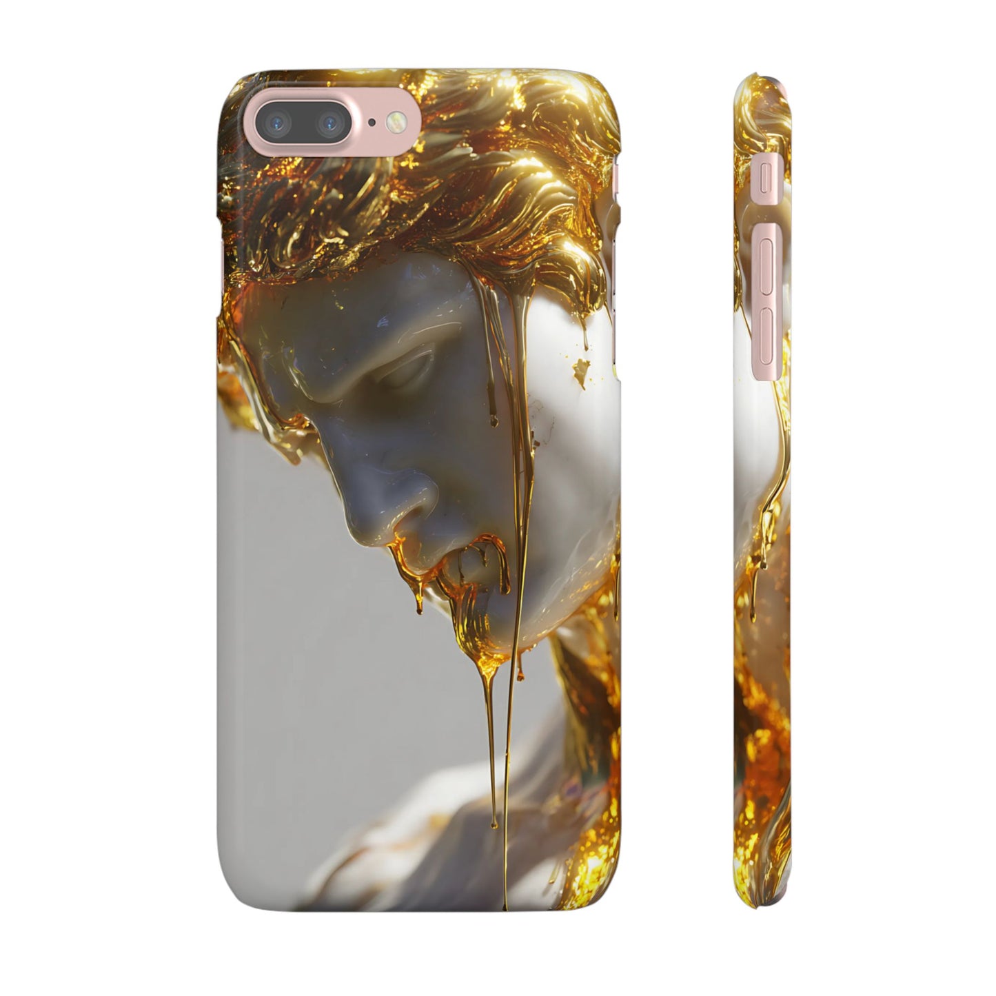 Gold Goddess Art Snap Case, Artistic Phone Cover, Unique Phone Accessory, Gift for Art Lovers, Stylish Protection