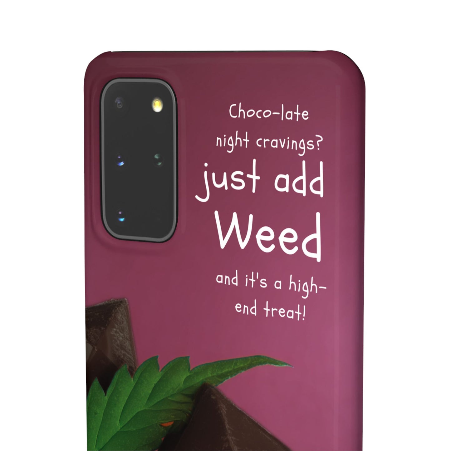 High-End Treat Snap Cases for Weed Enthusiasts Iphone and Samsung Phone Cover