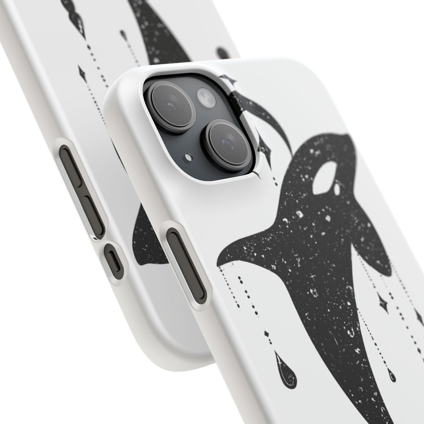 Celestial Orca Snap Case | Phone Cover, Whale Lover Gift, Cosmic Decor, Unique Art, Ocean Vibe
