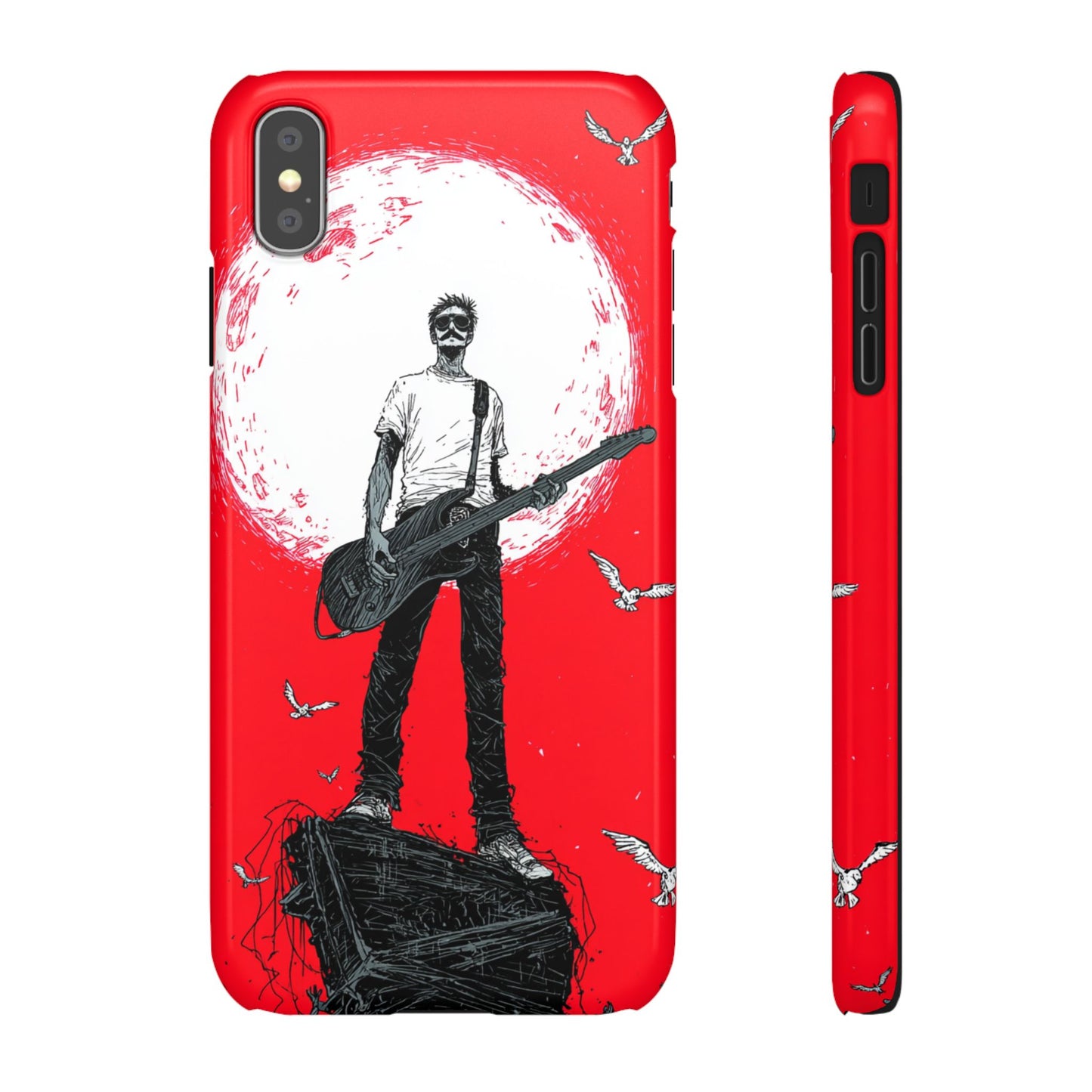 Rock & Roll Snap Cases - Music Lover's Phone Protection, Edgy Art, Gift for Guitarists, Cool Accessory for Teens