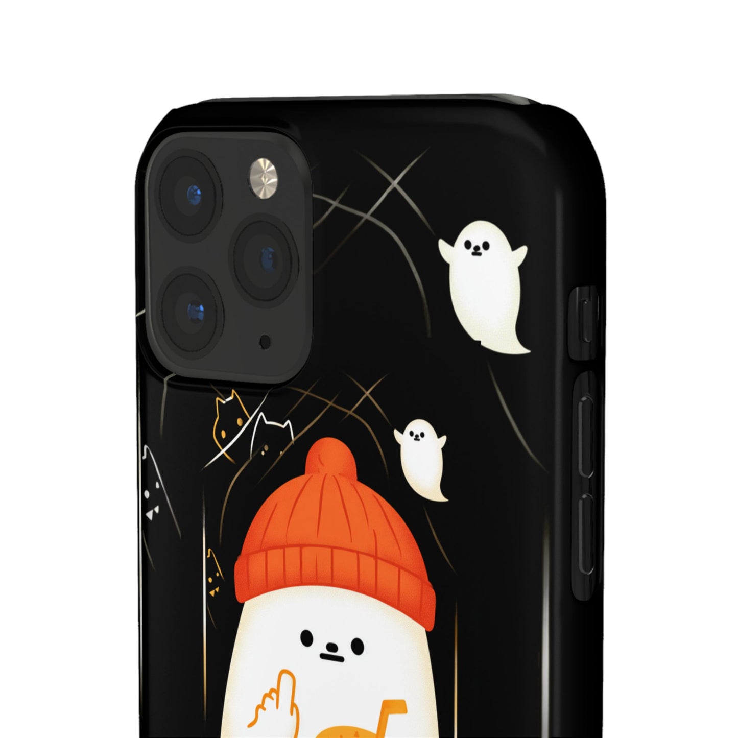 Spook You Halloween Ghost Snap Case Kawaii Protective Phone Cover for iPhone and Samsung
