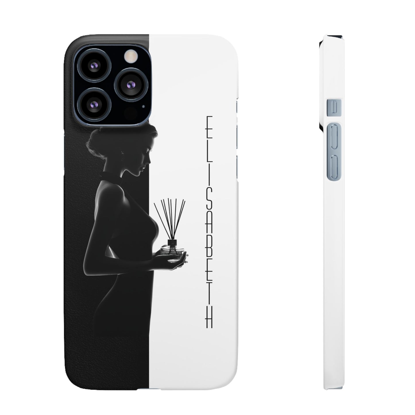 Custom Black and White Snap Case for Women Phone Cover for iPhone and Samsung