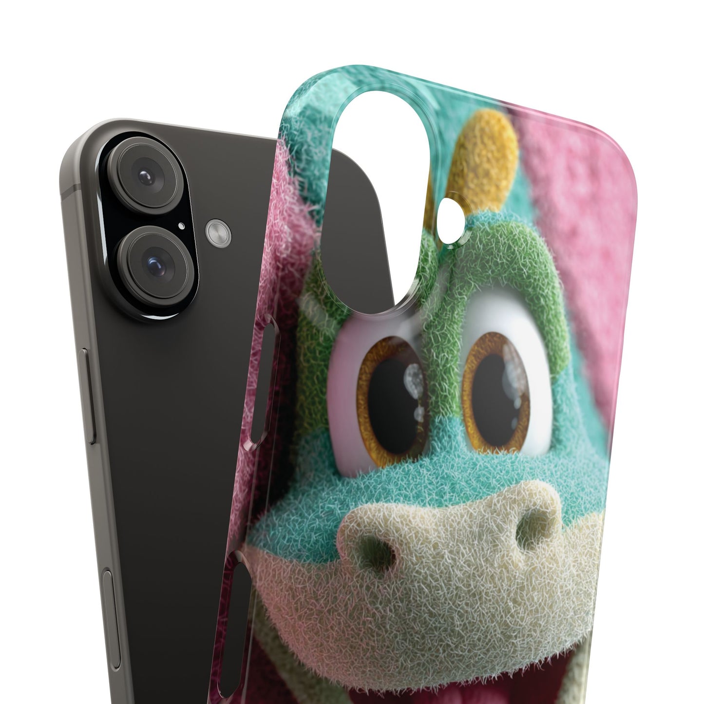 Fun Dino Snap Case for Kids | Cute Phone Cover | Colorful Mobile Accessory | Birthday Gift | Child's Tech Style