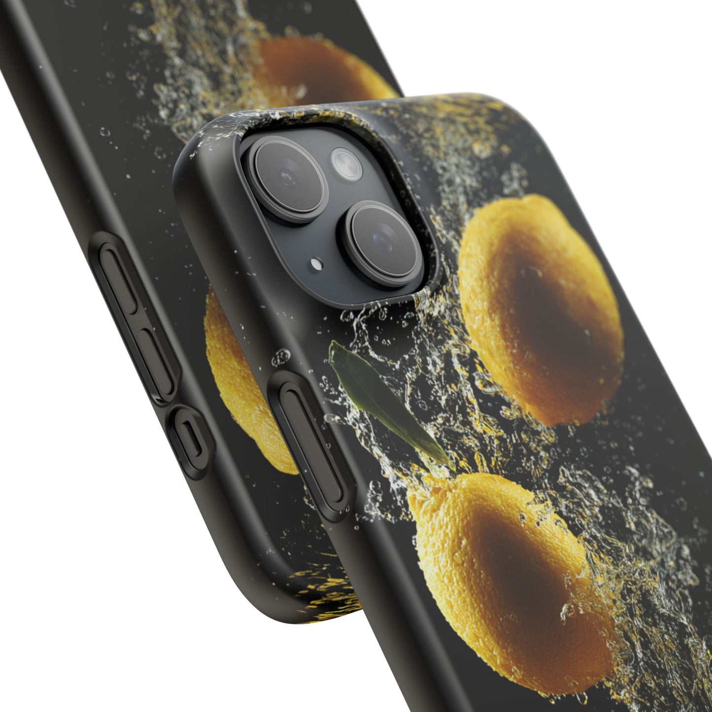 Lemon Splash Phone Case - Vibrant Snap Case, Fruit Lover Gift, Summer Vibes, Kitchen Decor, Unique Phone Accessories