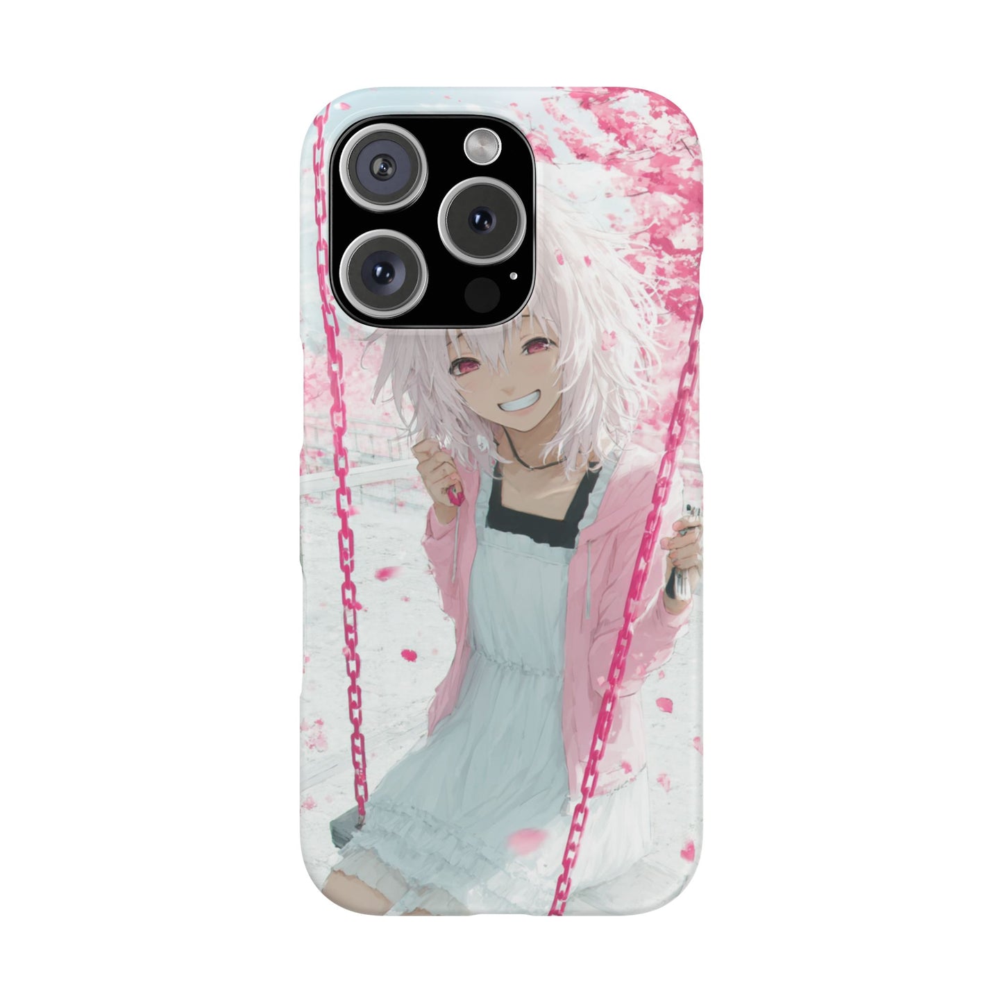Anime Character Snap Cases for Phone, Cute Aesthetic Phone Cover, Gifts for Otaku, Floral Design, Unique Phone Cases