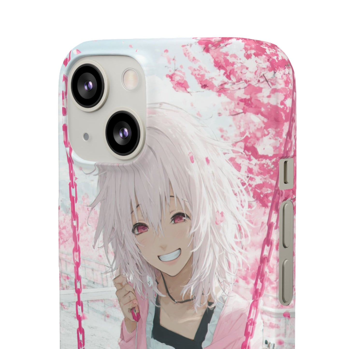 Anime Character Snap Cases for Phone, Cute Aesthetic Phone Cover, Gifts for Otaku, Floral Design, Unique Phone Cases