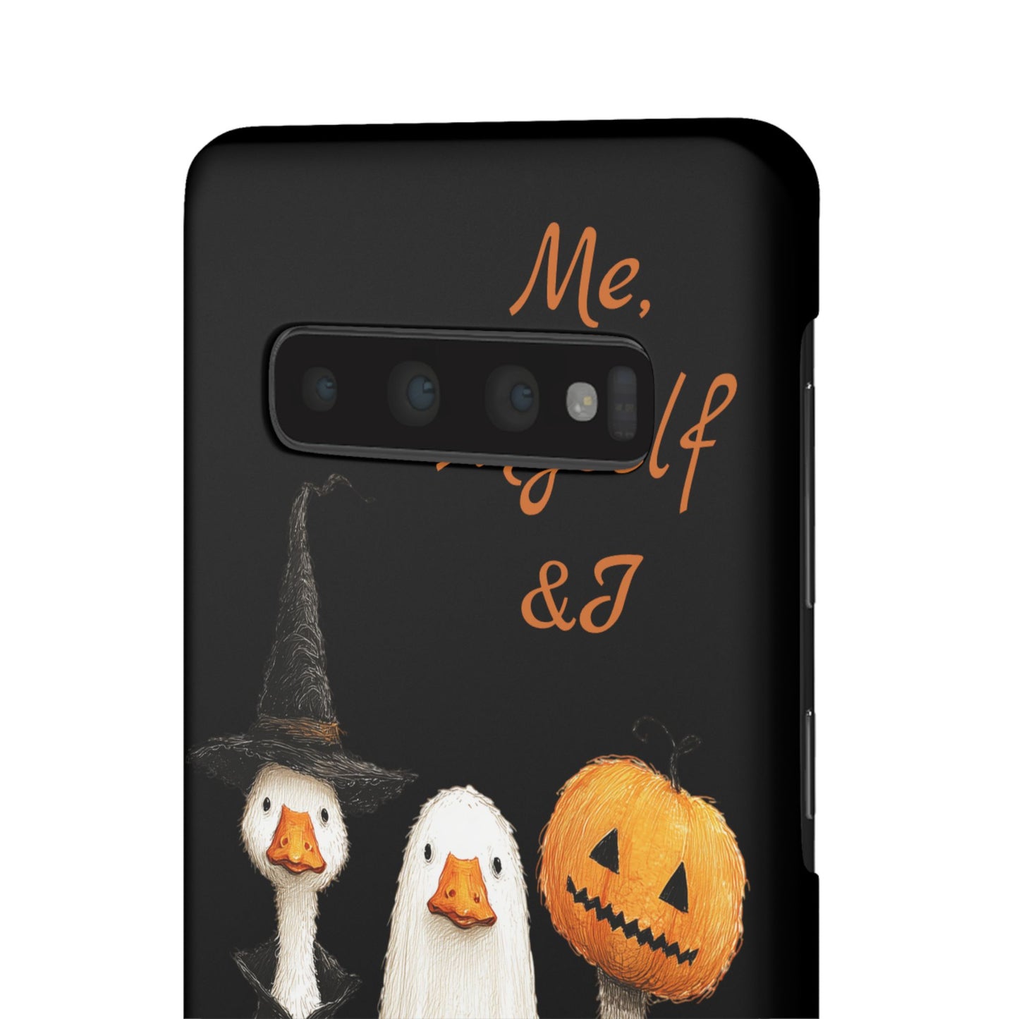 Halloween Goose Snap Case, Funny Goose Phone Case, Fall Accessories, Cute Halloween Gift, Me Myself & I Design