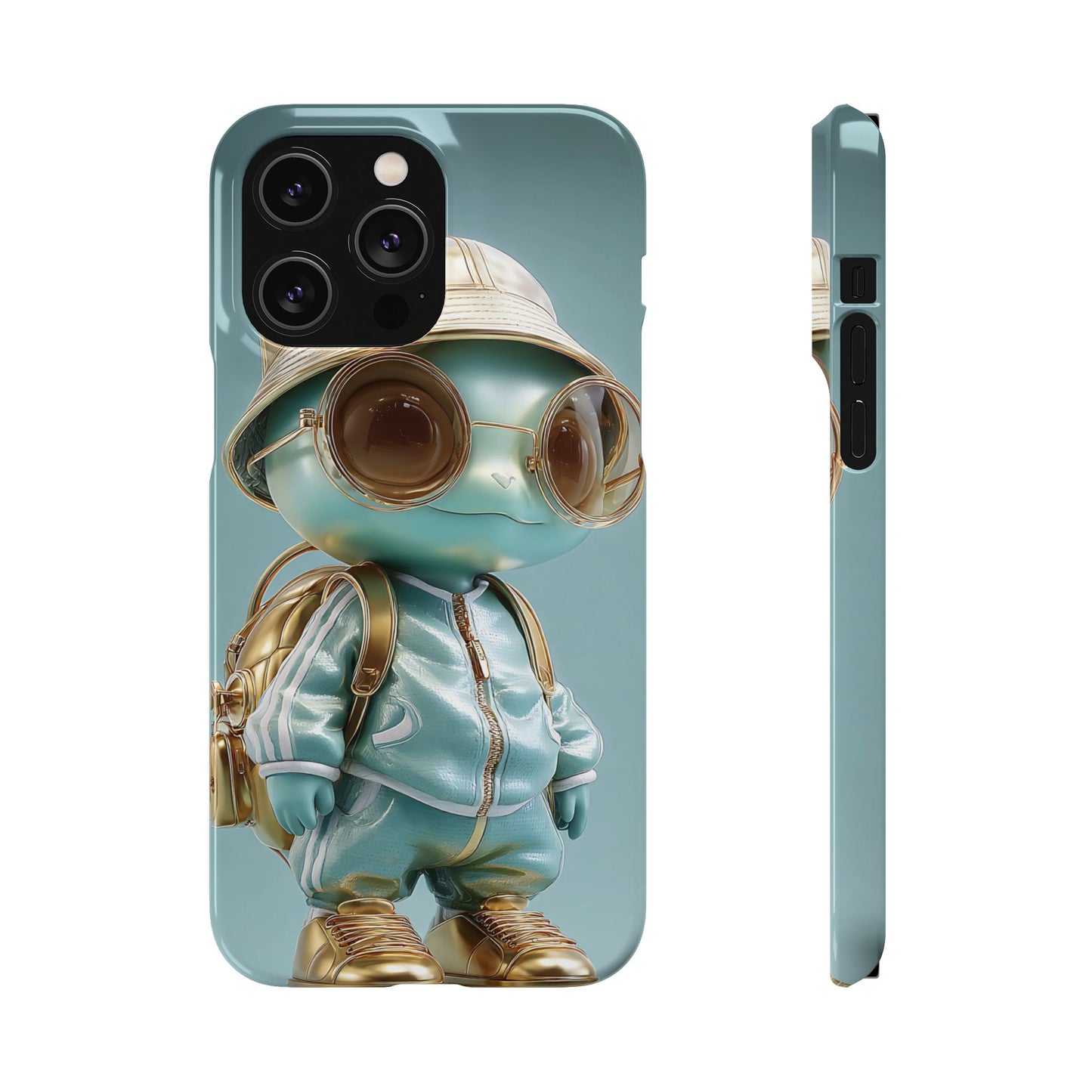 Trendy Character Snap Case for Phone, Cute Phone Cover, Gift for Kids, Cartoon Style Gadget Accessory, Fun Phone Protection