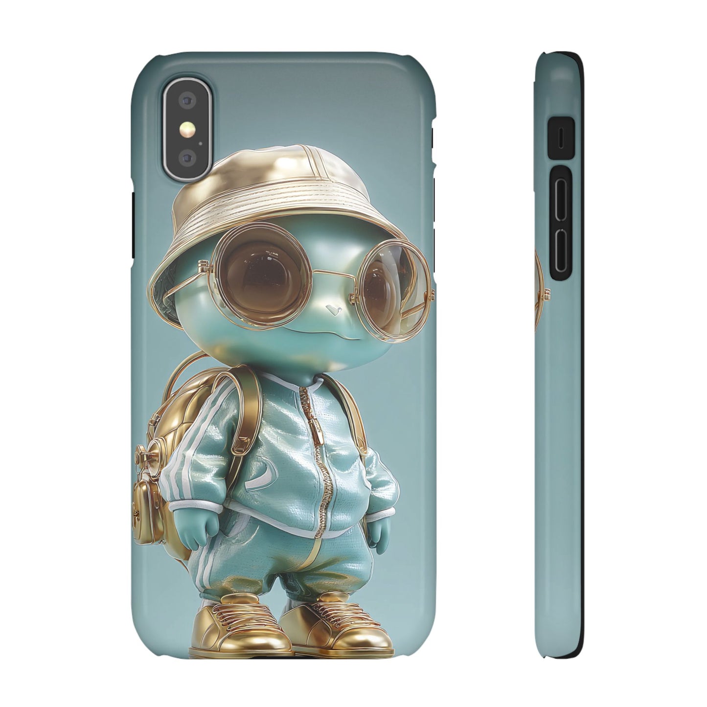 Trendy Character Snap Case for Phone, Cute Phone Cover, Gift for Kids, Cartoon Style Gadget Accessory, Fun Phone Protection