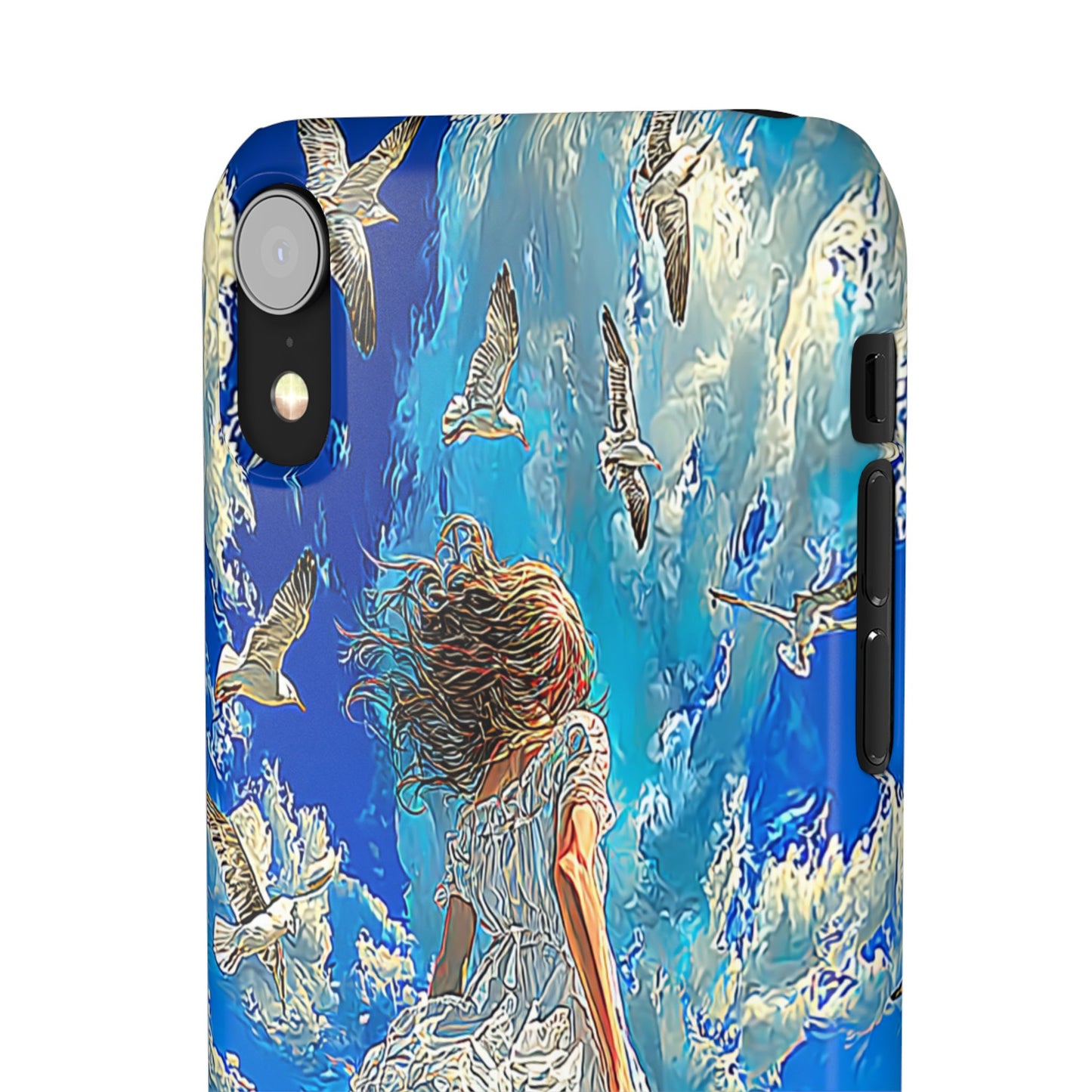 Dreamy Seaside Snap Case, Ocean Waves Phone Cover, Summer Vibe Gift, Cute Aesthetic Accessory, Beach Lover Case