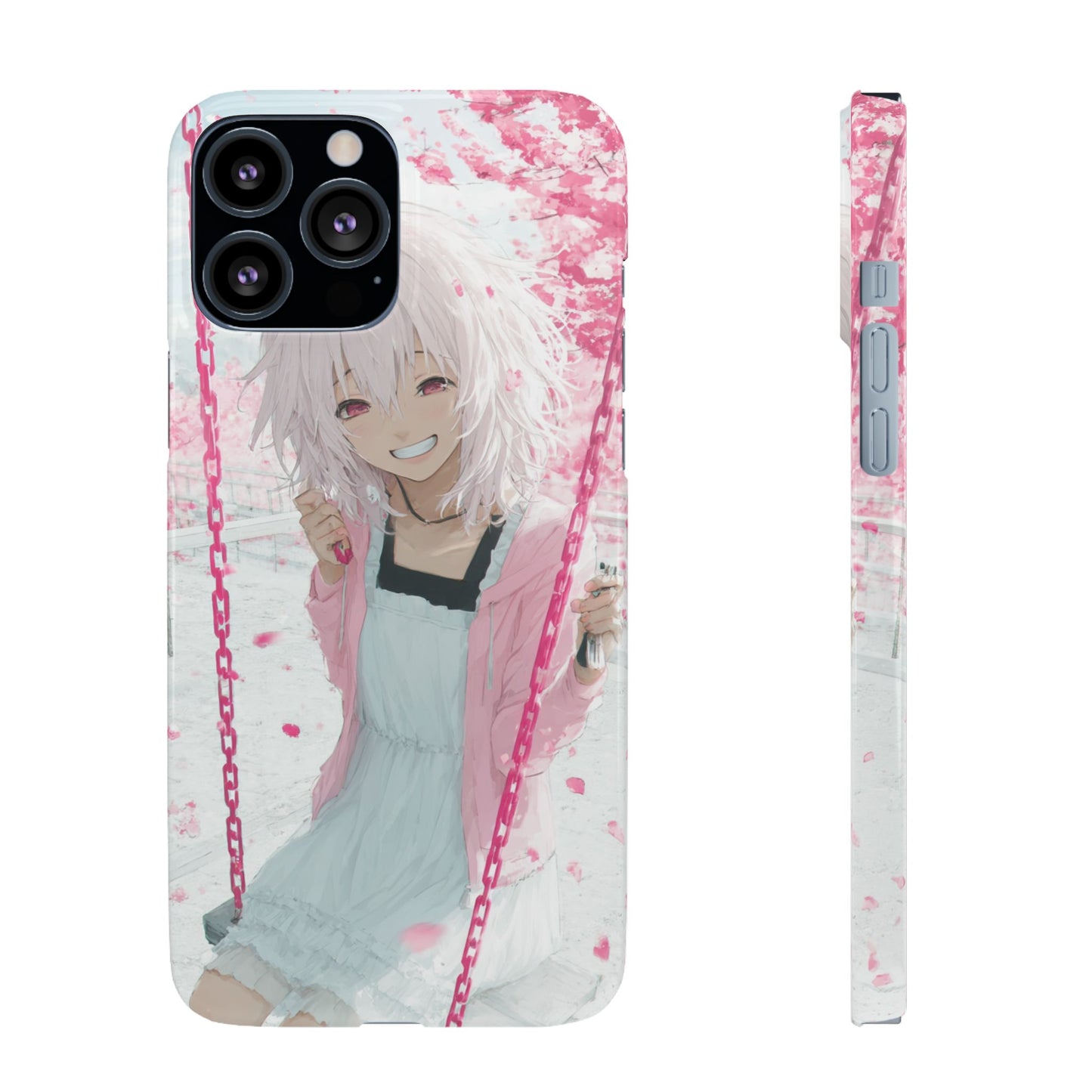 Anime Character Snap Cases for Phone, Cute Aesthetic Phone Cover, Gifts for Otaku, Floral Design, Unique Phone Cases