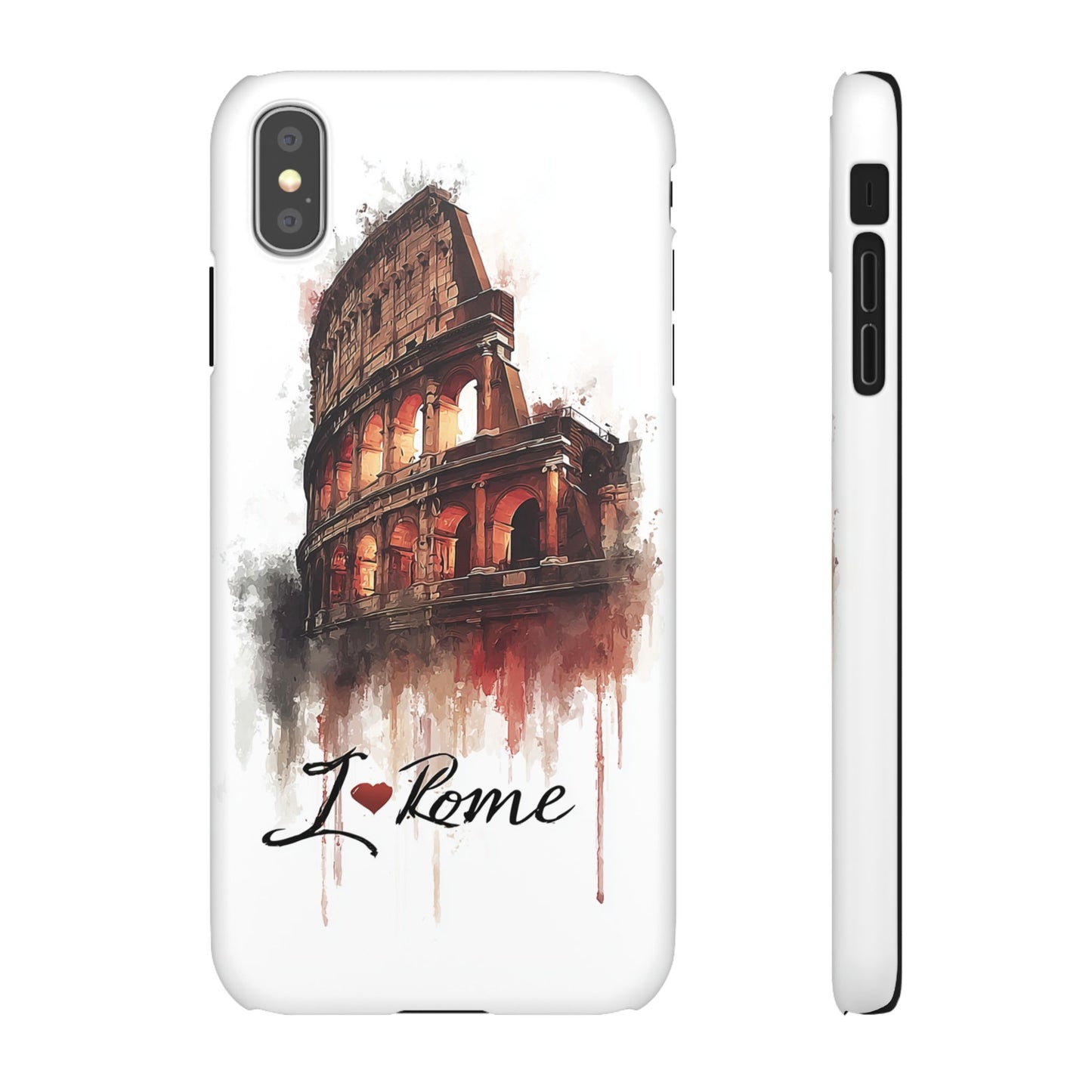 I Love Rome Snap Cases, Urban Phone Covers, Travel Accessories, Gift for Travelers, City Love Merch