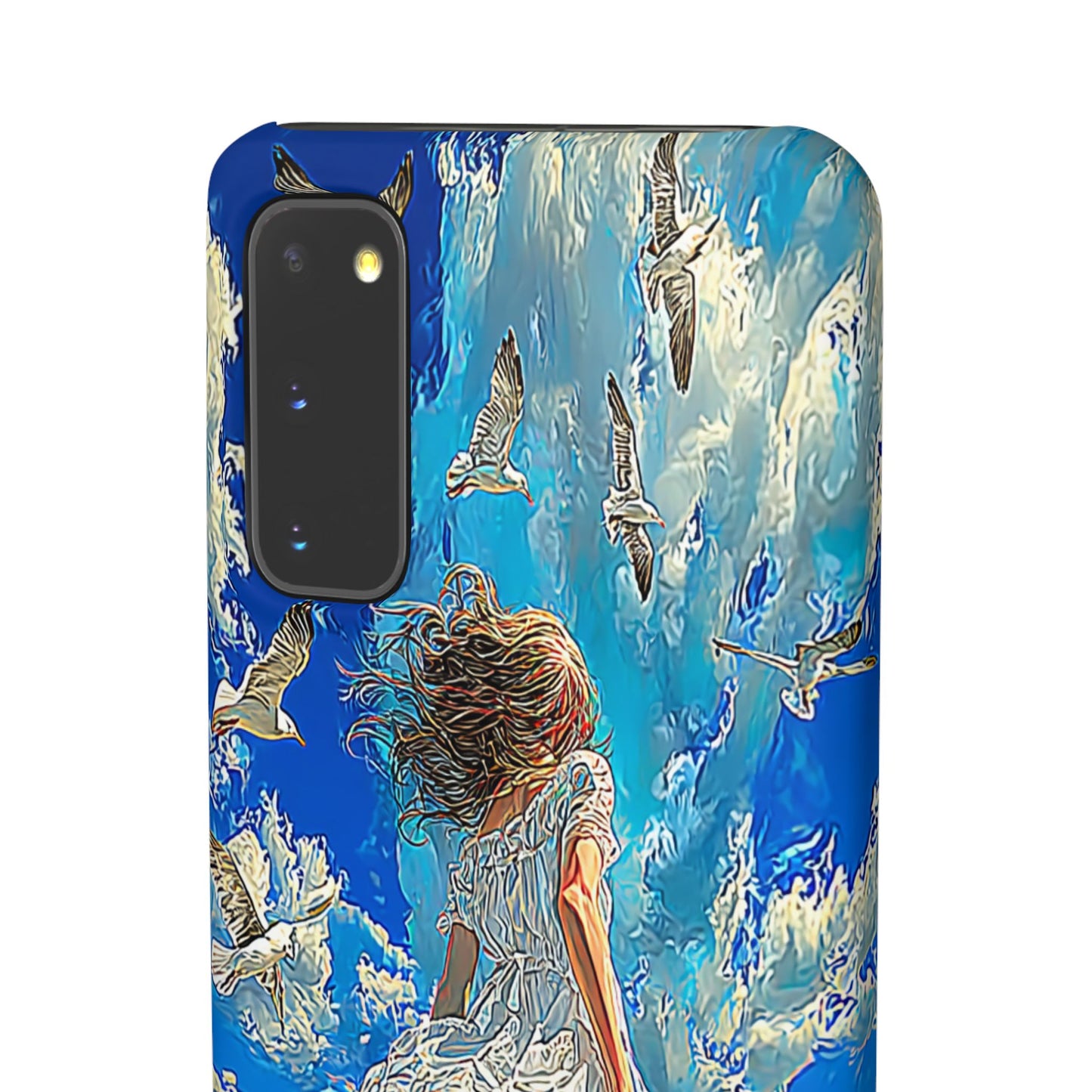 Dreamy Seaside Snap Case, Ocean Waves Phone Cover, Summer Vibe Gift, Cute Aesthetic Accessory, Beach Lover Case