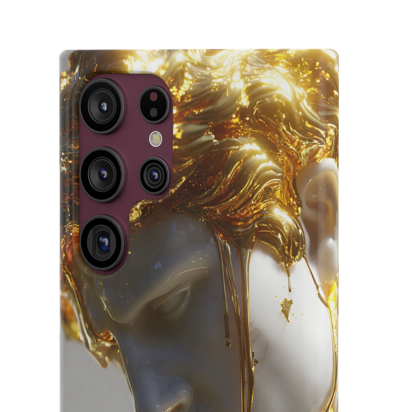 Gold Goddess Art Snap Case, Artistic Phone Cover, Unique Phone Accessory, Gift for Art Lovers, Stylish Protection