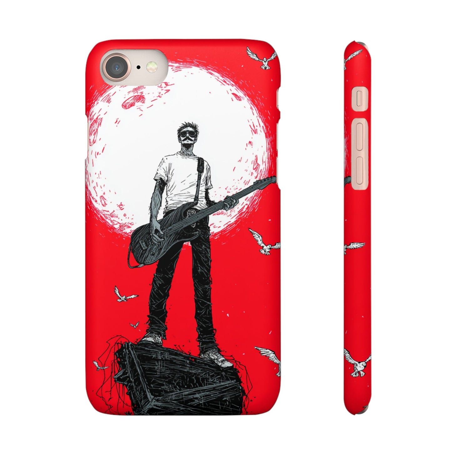 Rock & Roll Snap Cases - Music Lover's Phone Protection, Edgy Art, Gift for Guitarists, Cool Accessory for Teens