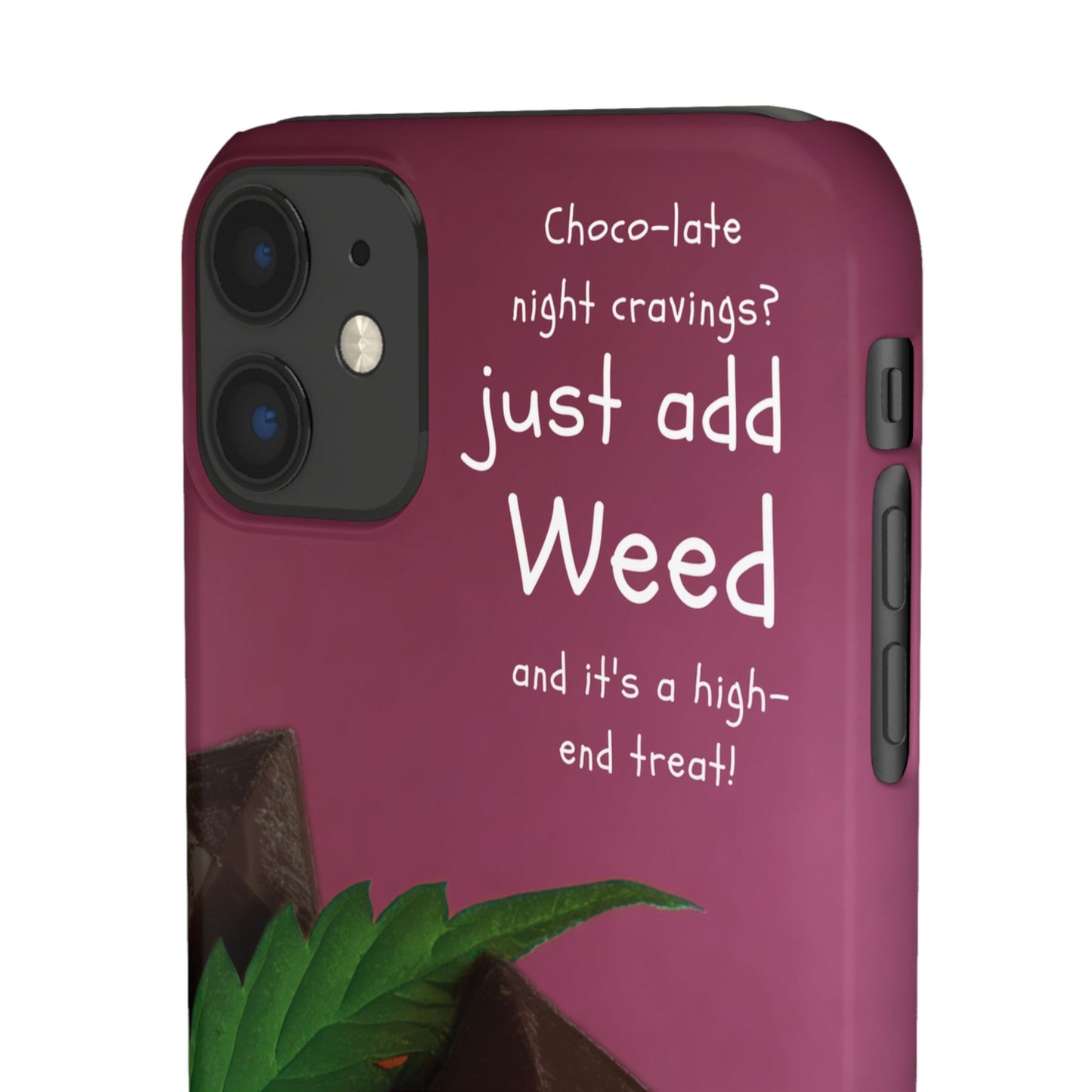 High-End Treat Snap Cases for Weed Enthusiasts Iphone and Samsung Phone Cover