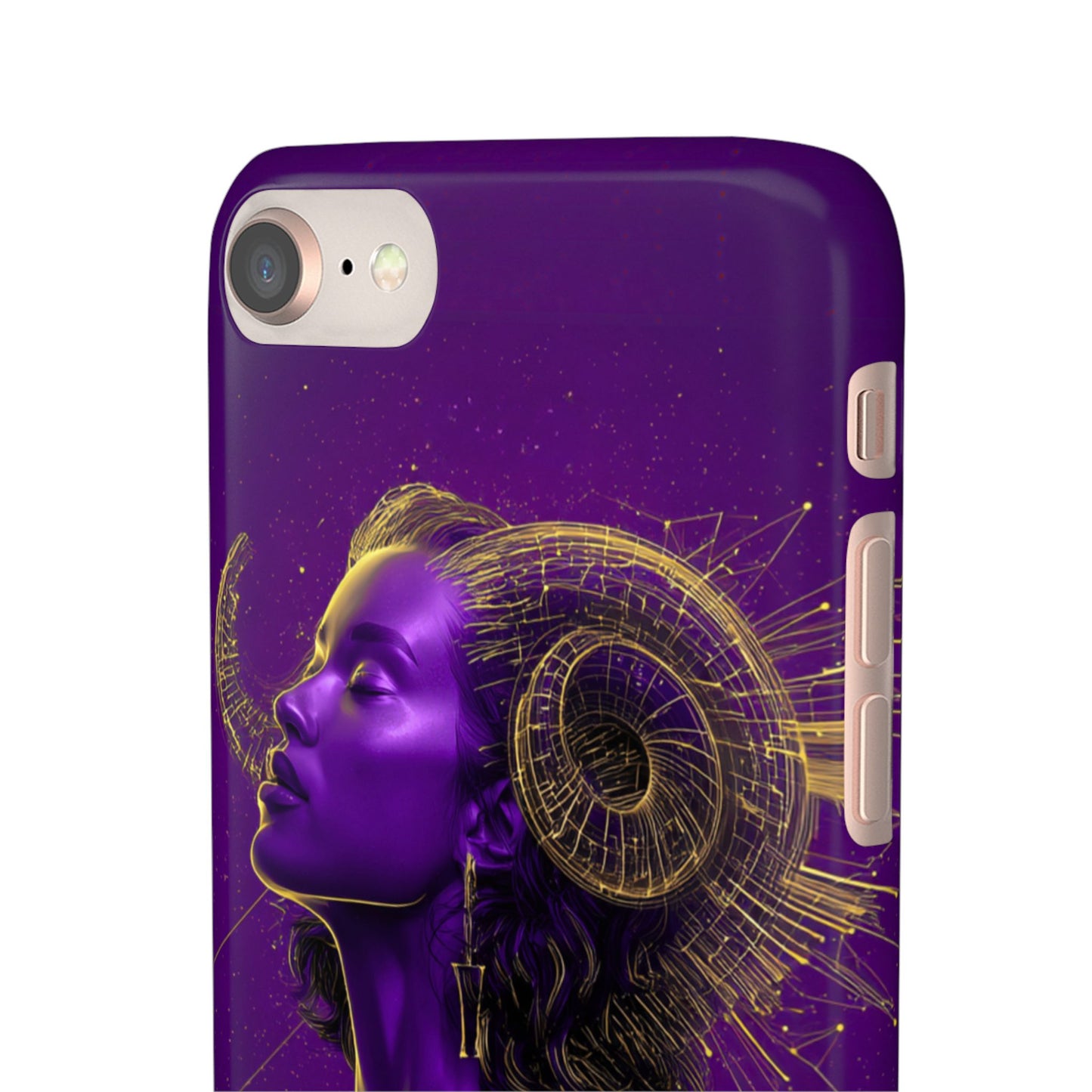 Purple Gold Celestial Virgo Snap Case and Protective Cover for Samsung and iPhone