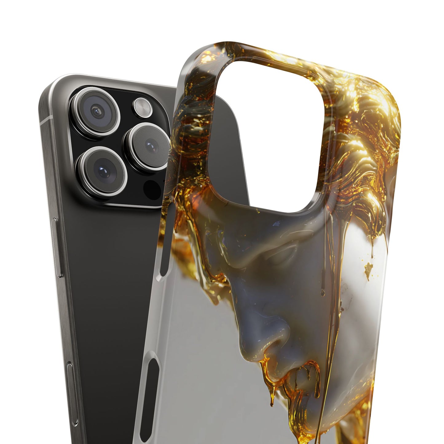 Gold Goddess Art Snap Case, Artistic Phone Cover, Unique Phone Accessory, Gift for Art Lovers, Stylish Protection