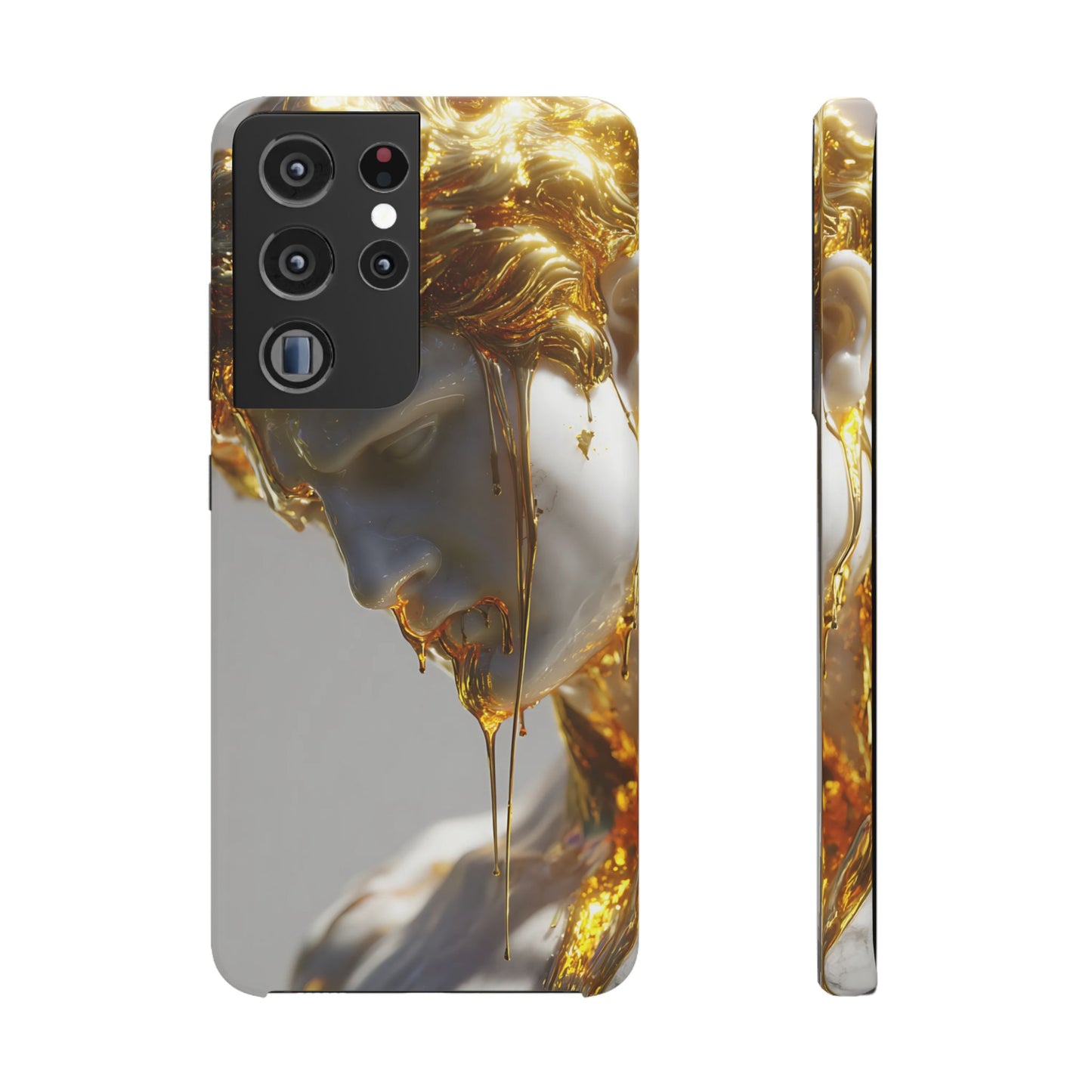 Gold Goddess Art Snap Case, Artistic Phone Cover, Unique Phone Accessory, Gift for Art Lovers, Stylish Protection