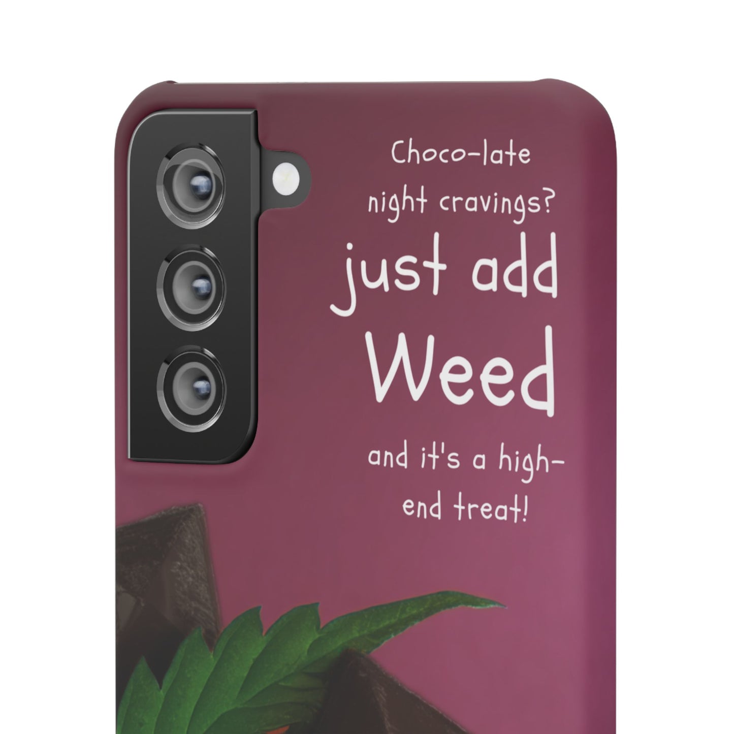 High-End Treat Snap Cases for Weed Enthusiasts Iphone and Samsung Phone Cover