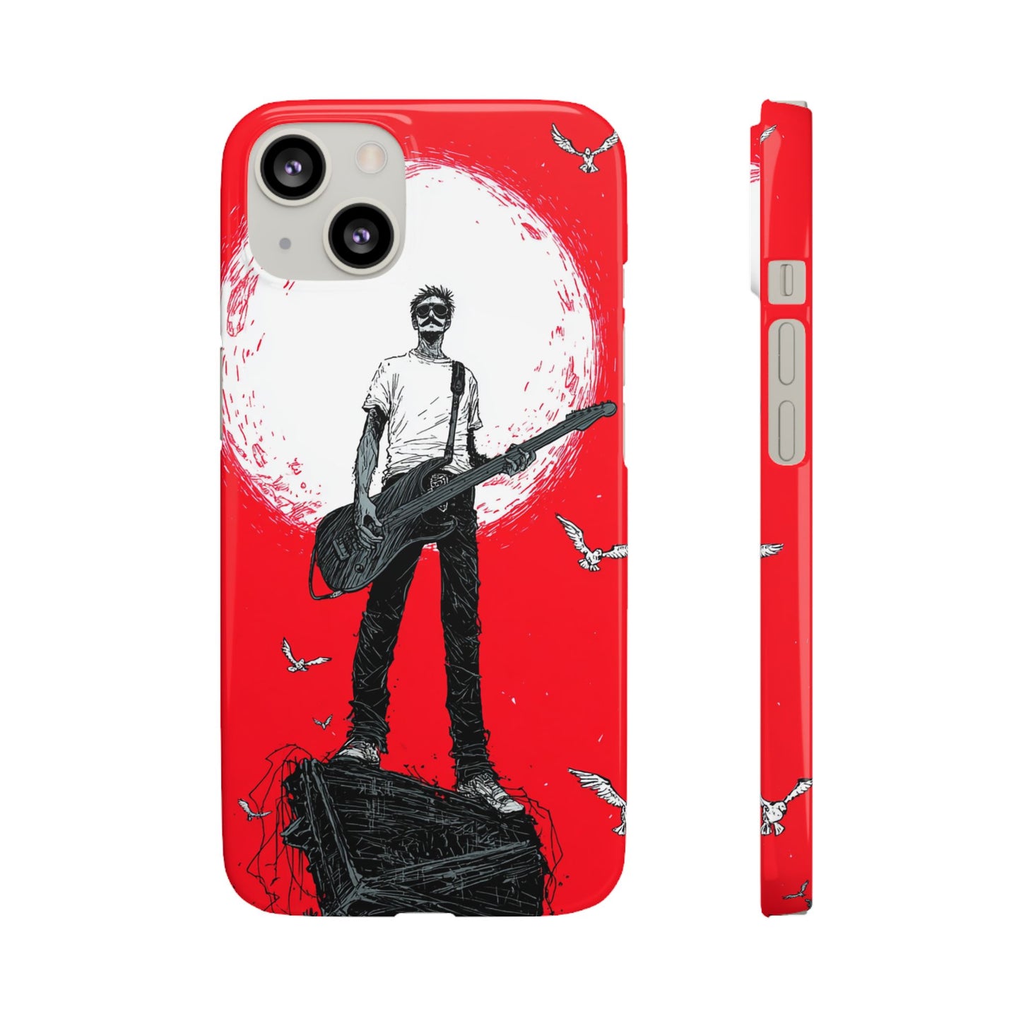 Rock & Roll Snap Cases - Music Lover's Phone Protection, Edgy Art, Gift for Guitarists, Cool Accessory for Teens