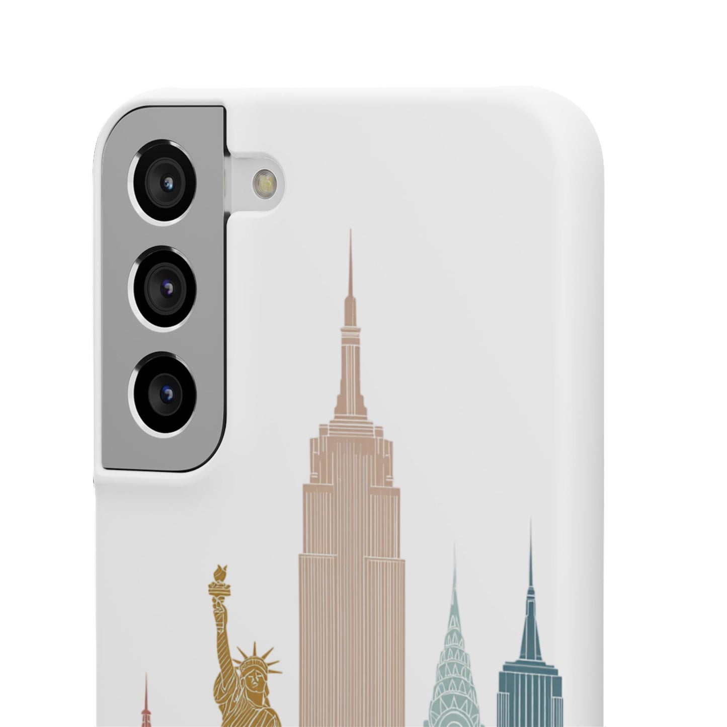 Stylish New York Snap Case, Urban Phone Cover, Cityscape Phone Case, Gift for Travelers, Trendy Protective Case