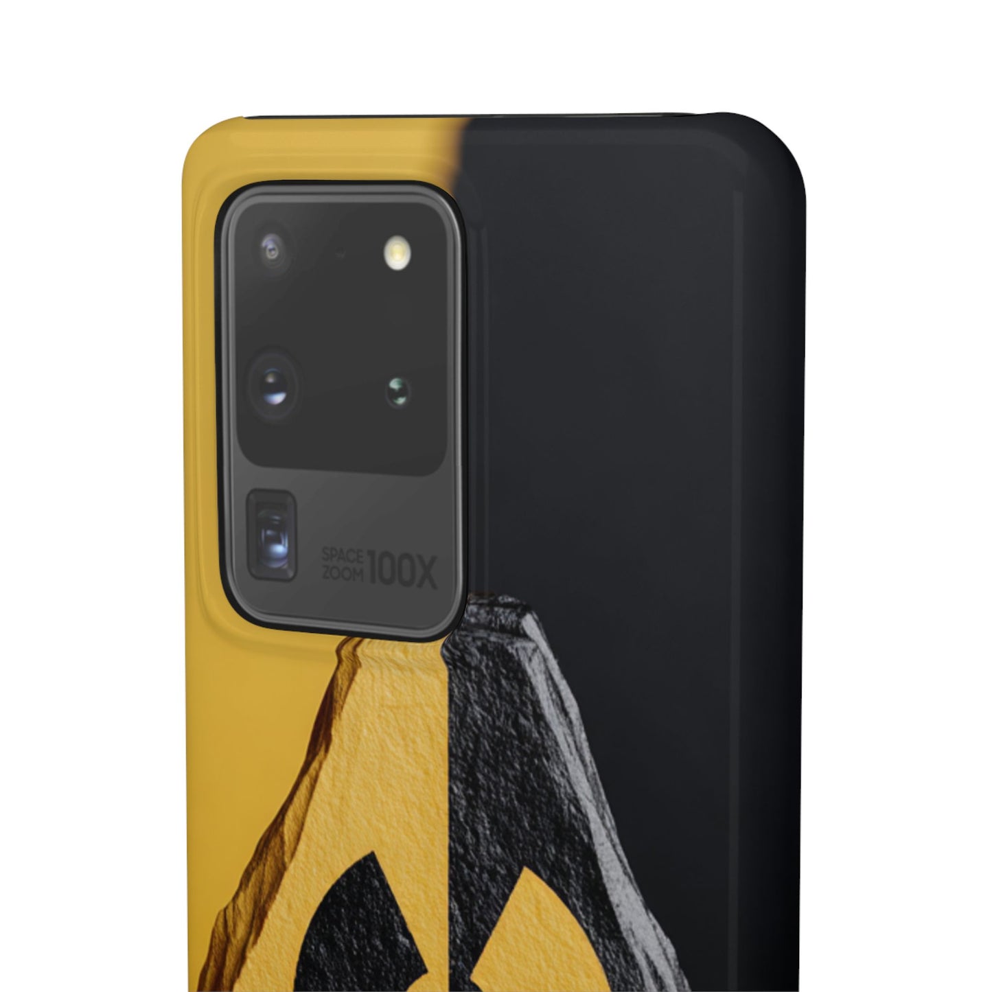 Bold Graphic Snap Case, Radiation Symbol Phone Cover, Trendy Phone Accessory, Unique Gift for Tech Lovers, Stylish Mobile Case