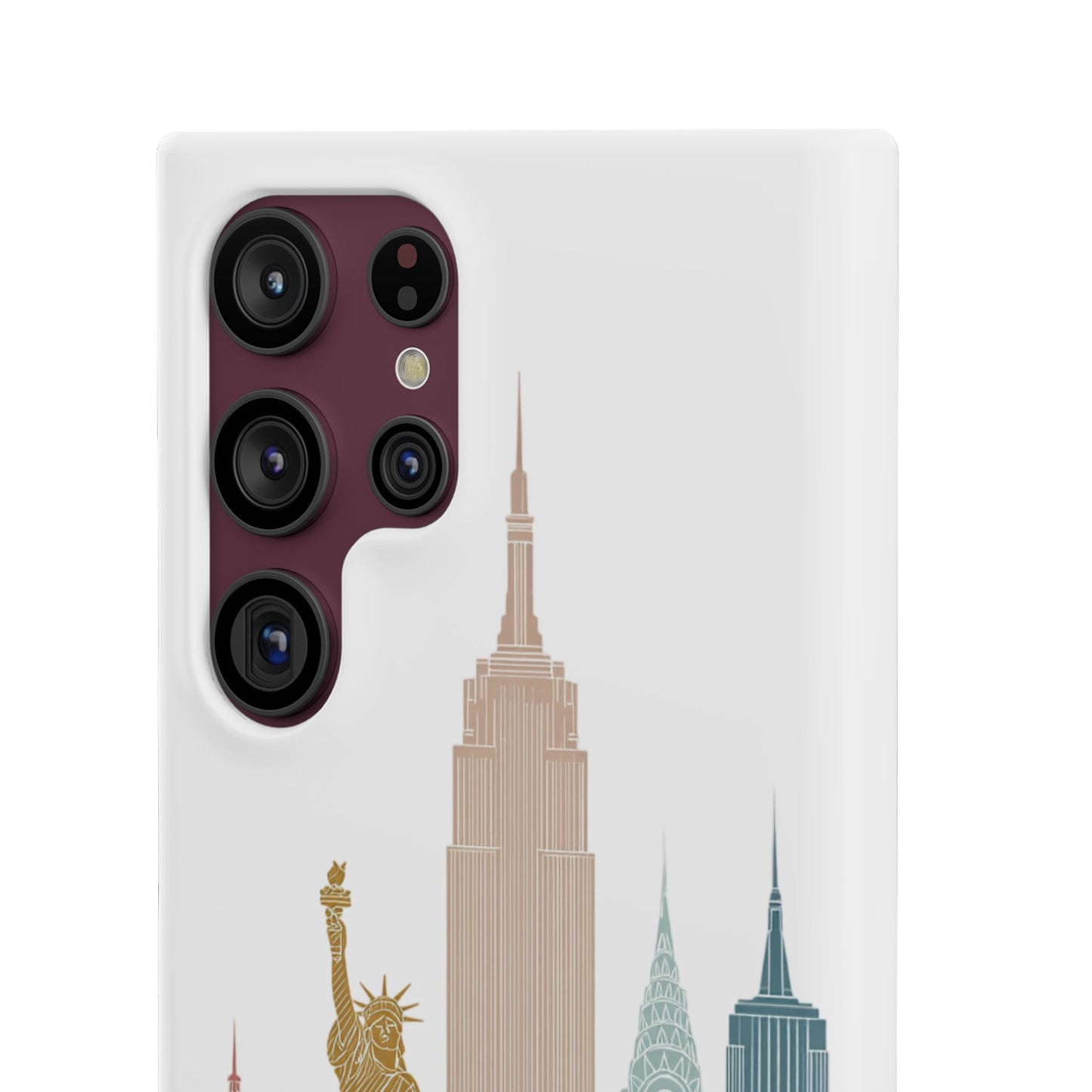 Stylish New York Snap Case, Urban Phone Cover, Cityscape Phone Case, Gift for Travelers, Trendy Protective Case