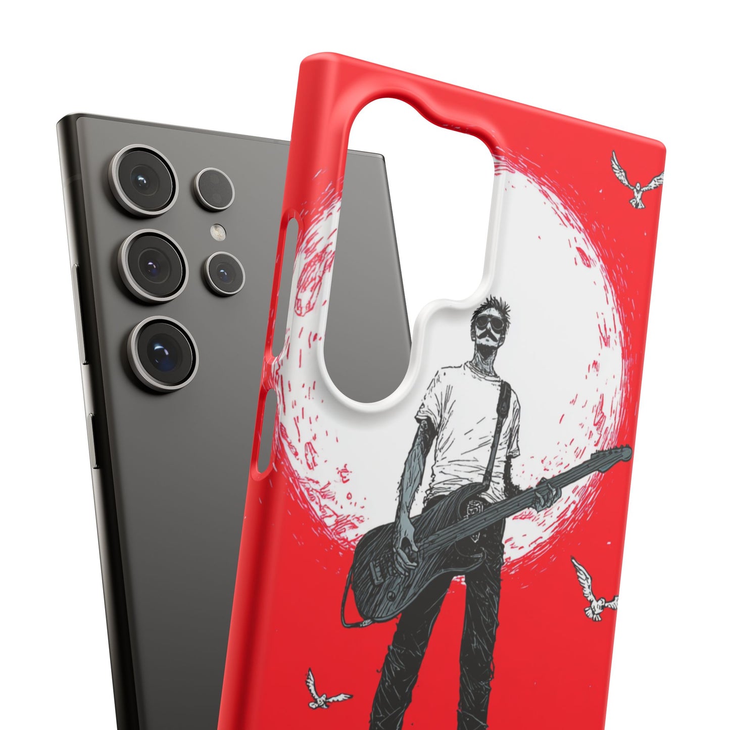 Rock & Roll Snap Cases - Music Lover's Phone Protection, Edgy Art, Gift for Guitarists, Cool Accessory for Teens
