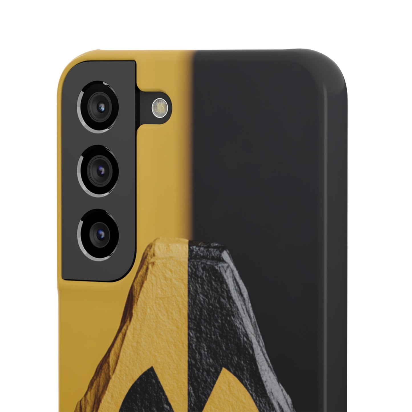 Bold Graphic Snap Case, Radiation Symbol Phone Cover, Trendy Phone Accessory, Unique Gift for Tech Lovers, Stylish Mobile Case