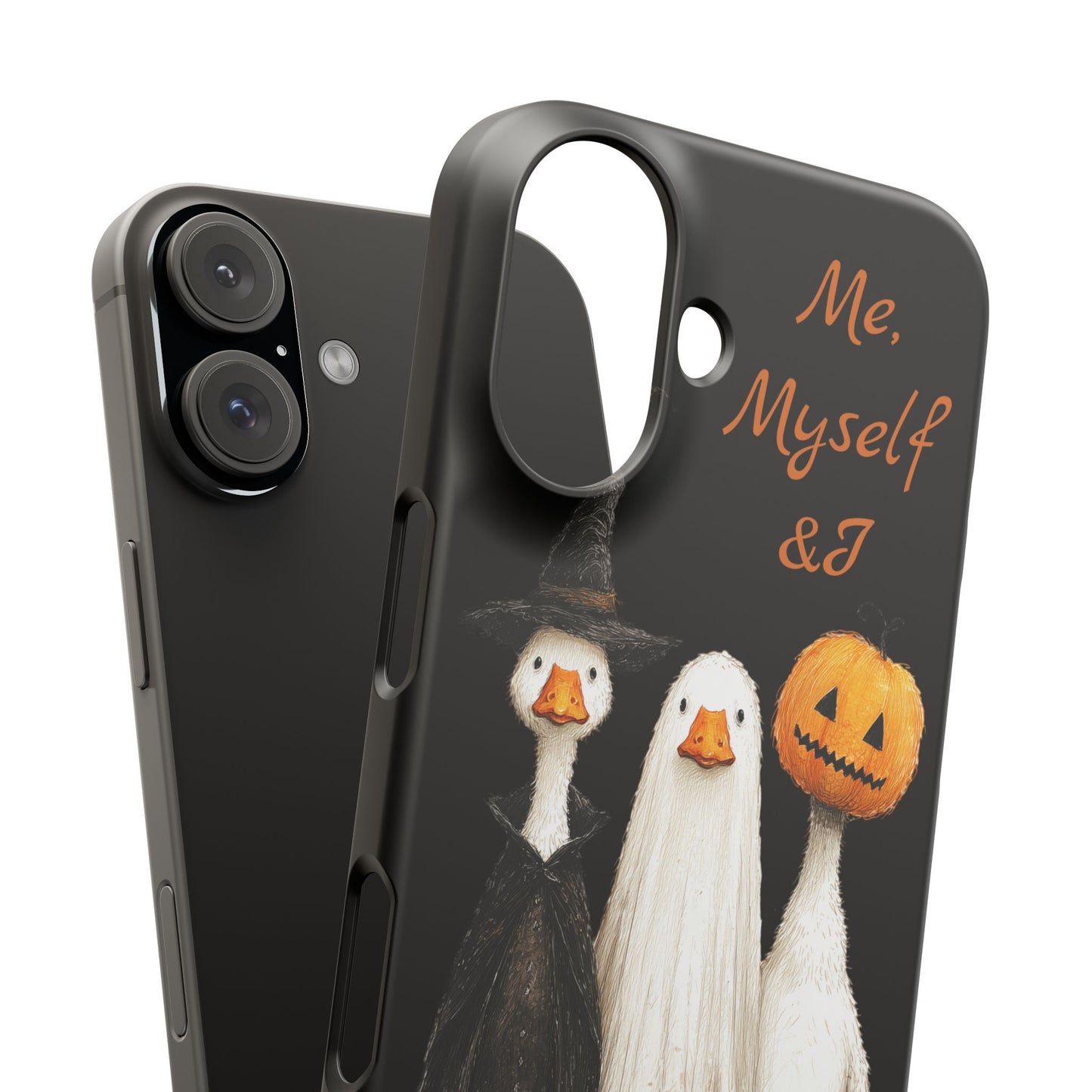 Halloween Goose Snap Case, Funny Goose Phone Case, Fall Accessories, Cute Halloween Gift, Me Myself & I Design