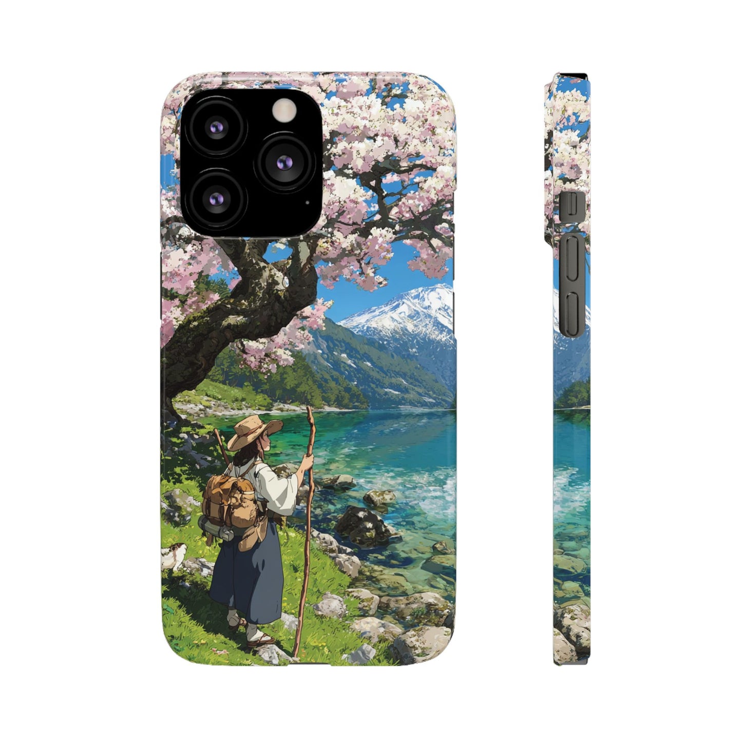 Nature-Inspired Snap Cases for Phone Protection, Floral Phone Covers, Cherry Blossom Aesthetic, Gifts for Nature Lovers, Spring Accessories