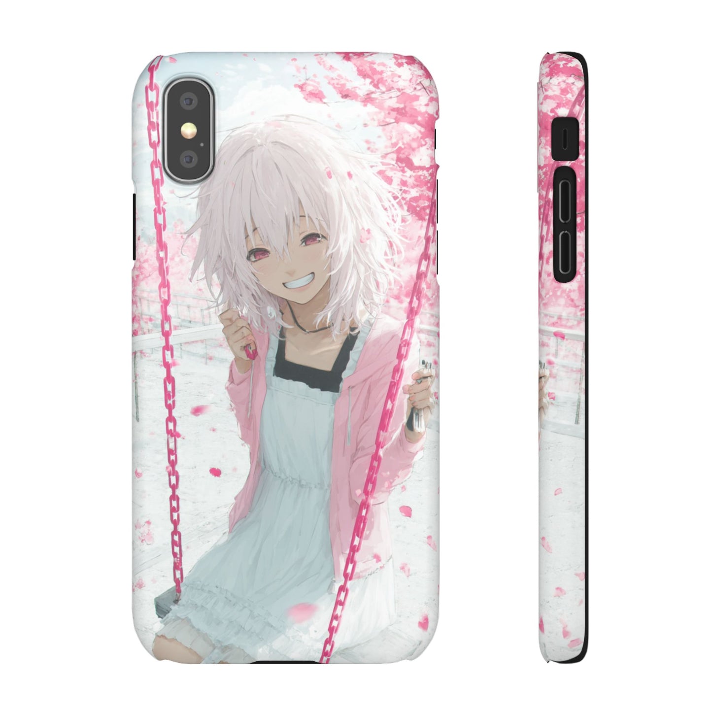 Anime Character Snap Cases for Phone, Cute Aesthetic Phone Cover, Gifts for Otaku, Floral Design, Unique Phone Cases