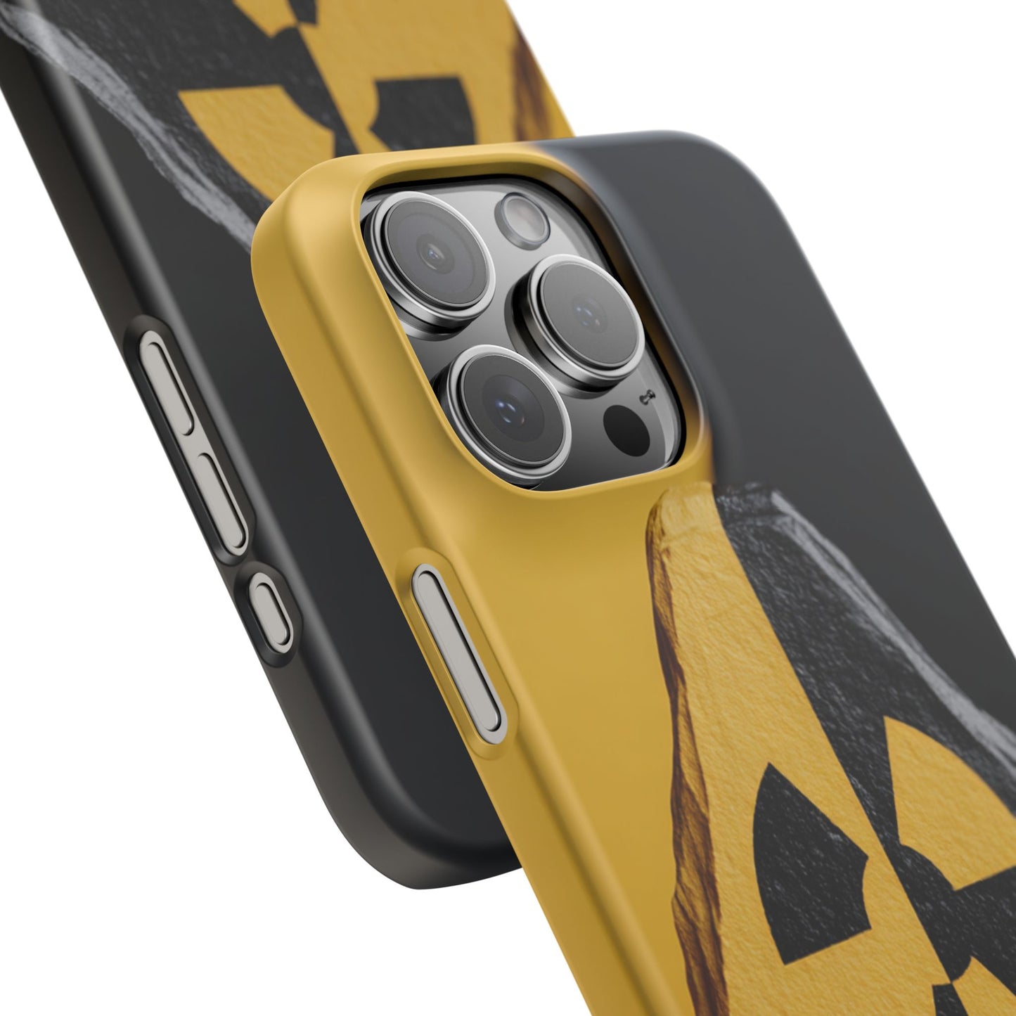 Bold Graphic Snap Case, Radiation Symbol Phone Cover, Trendy Phone Accessory, Unique Gift for Tech Lovers, Stylish Mobile Case