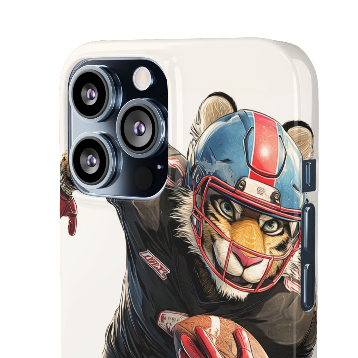 Sporty Animal Snap Cases for Phone, Unique Art, Gift for Sports Lovers, Fun Design for Gamers, iPhone Accessories